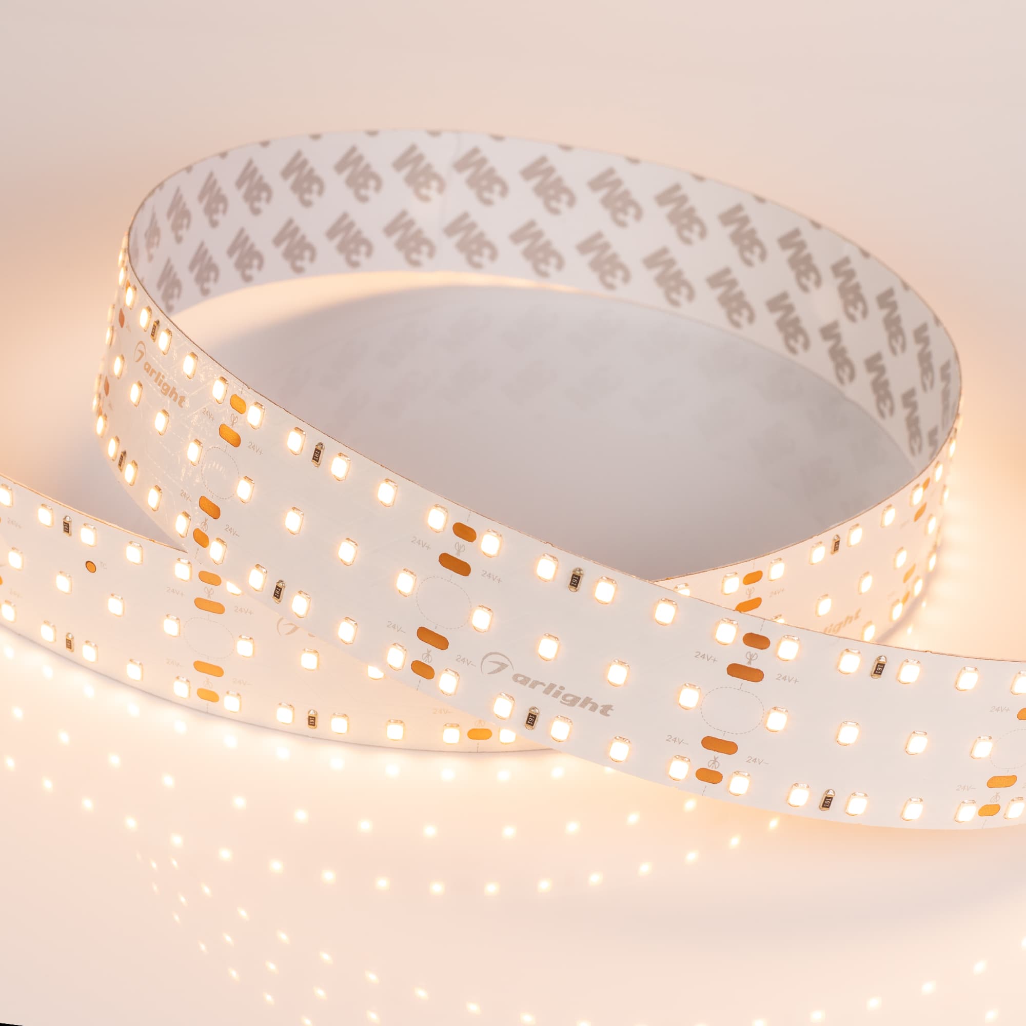 Лента светодиодная 25 Вт/м 24В IP20 2700K 280LED/м S2-A280-34mm SMD 2835 2.5 м