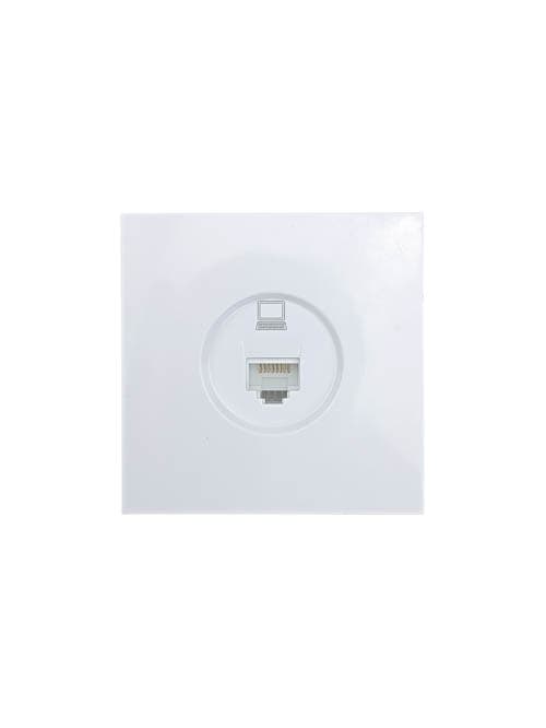 ZIMA Розетка компьютерная белая Lezard 704-0288-139