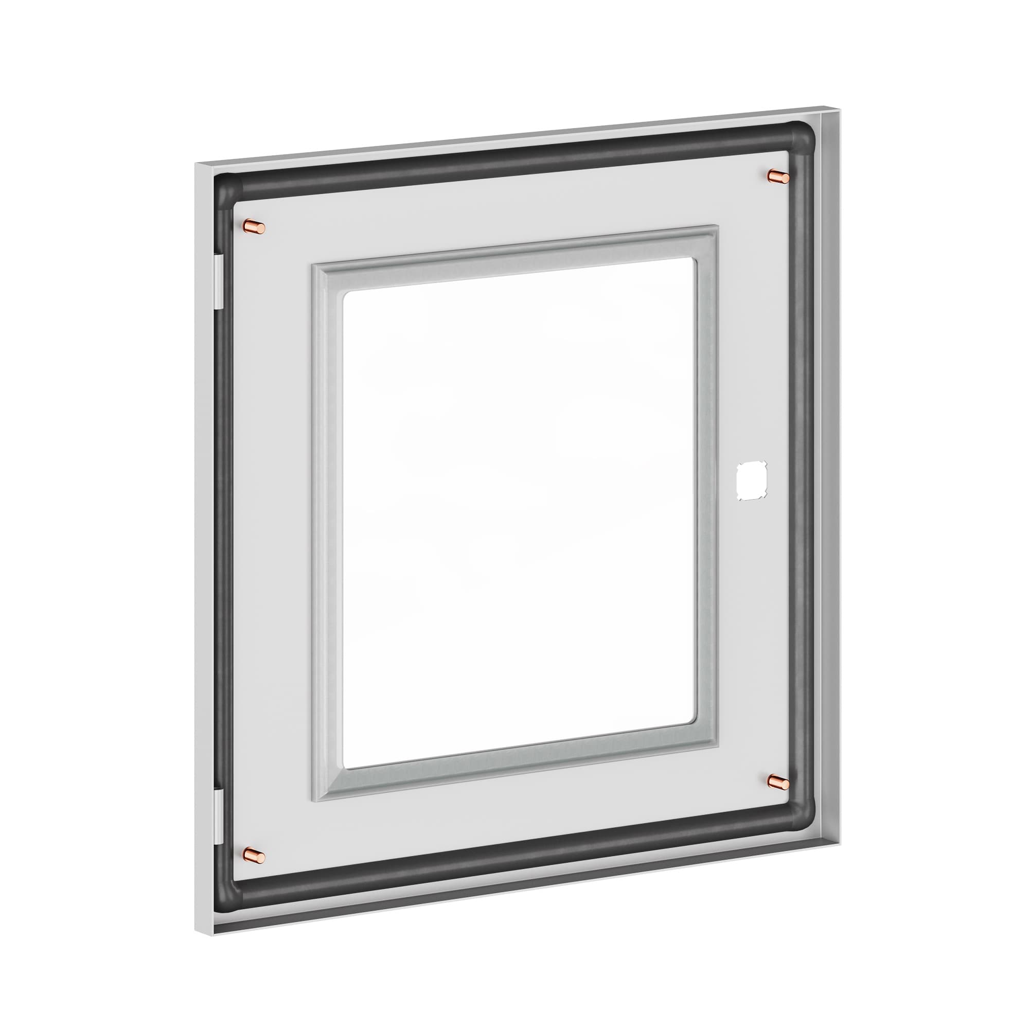 Дверь обзорная ST без ручки 400x400 (ВхШ) мм
