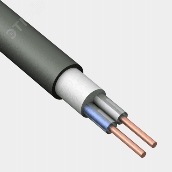 Кабель силовой ПвПГнг(А)-HF 2х6(N) - 0.66 ТРТС