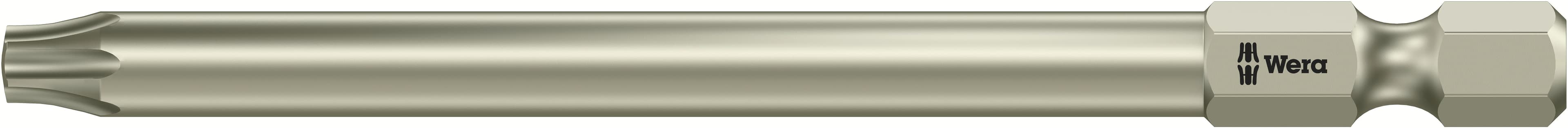 Бита 3867/4 TS TORX BO с отверстием под штифт нержавеющая сталь хвостовик 1/4 E 6.3 TX 25X89 мм