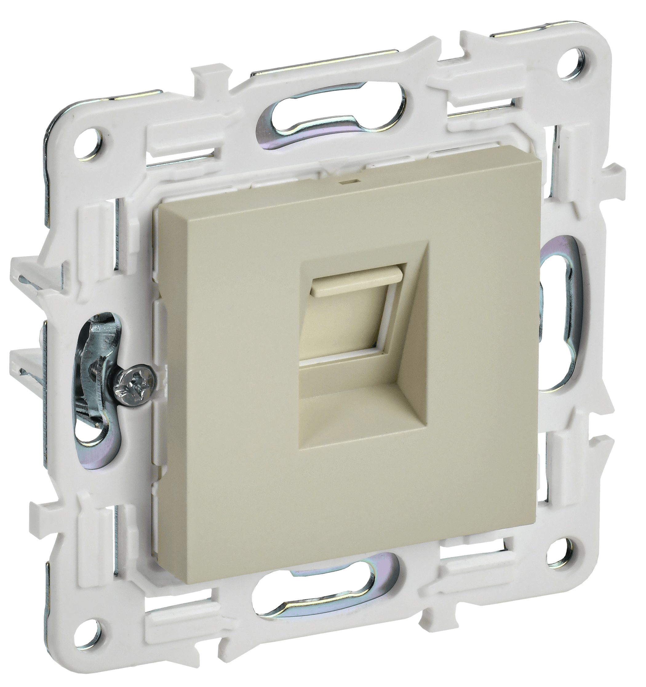 SKANDY Розетка компьютерная RJ45 кат.6 SK-K02B бежевый IEK