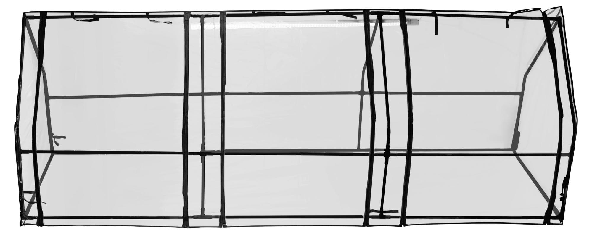 Теплица GREEN APPLE GA-House-3х-frame 2700х900х900 мм 3 отсека