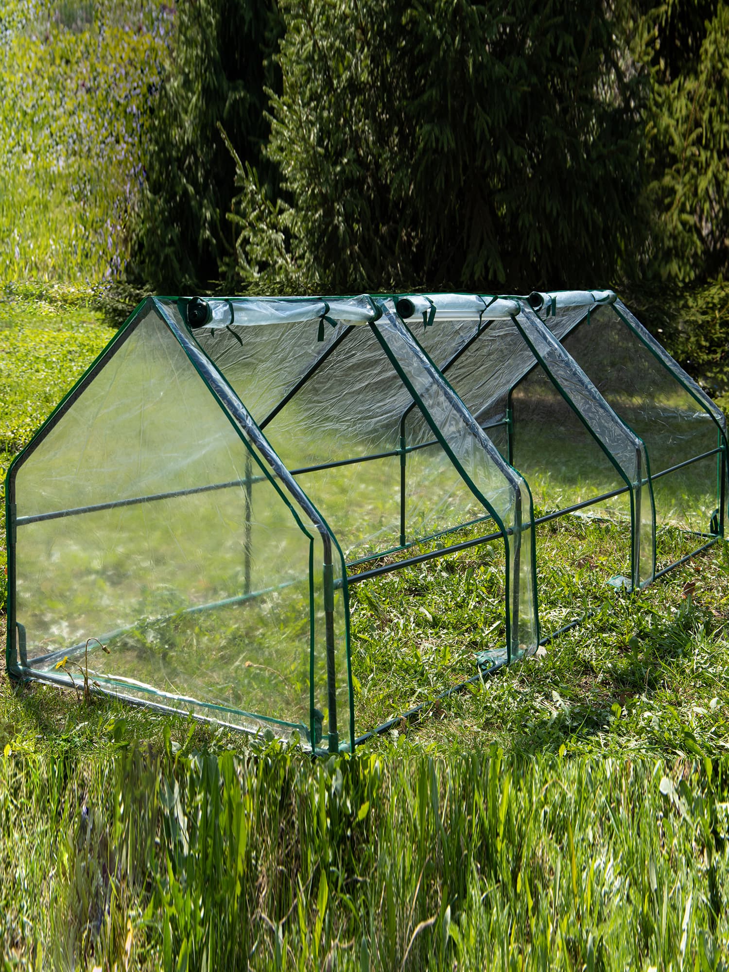 Теплица GREEN APPLE GA-House-3х-frame 2700х900х900 мм 3 отсека