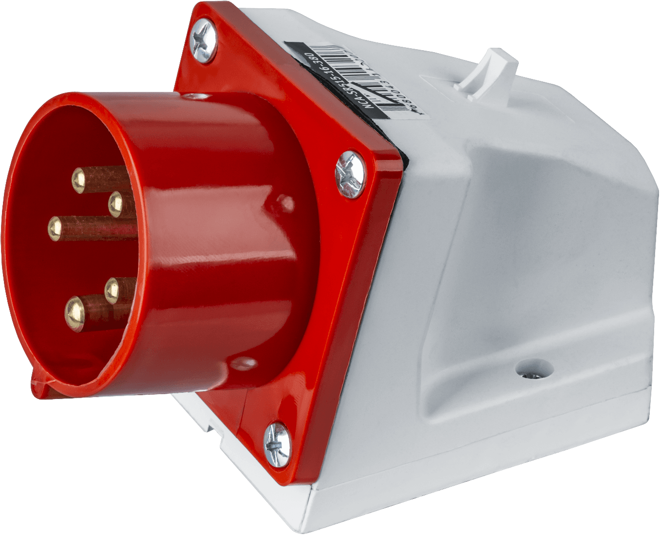Вилка NCA-SR515-16-380 стационарная 16А 3P+N+PE IP44