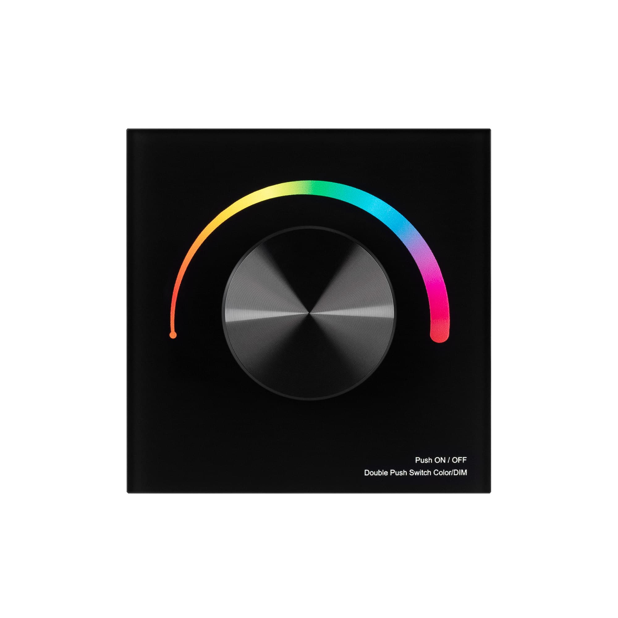 Панель SMART-P5-RGB-G-IN Black 3V, Rotary, 2.4G IP20 пластик, 5 лет