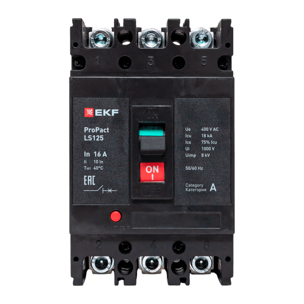 LS125 18кА 3P 16А ProPact EKF