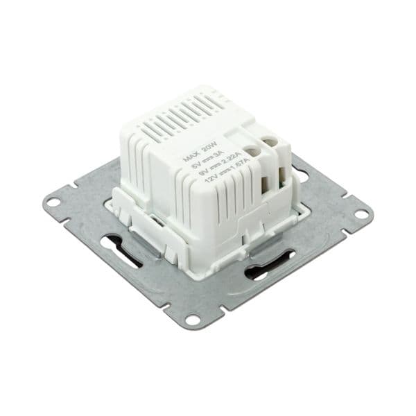 Механизм розетки USB-C - 2шт  мокко Эпика EKF