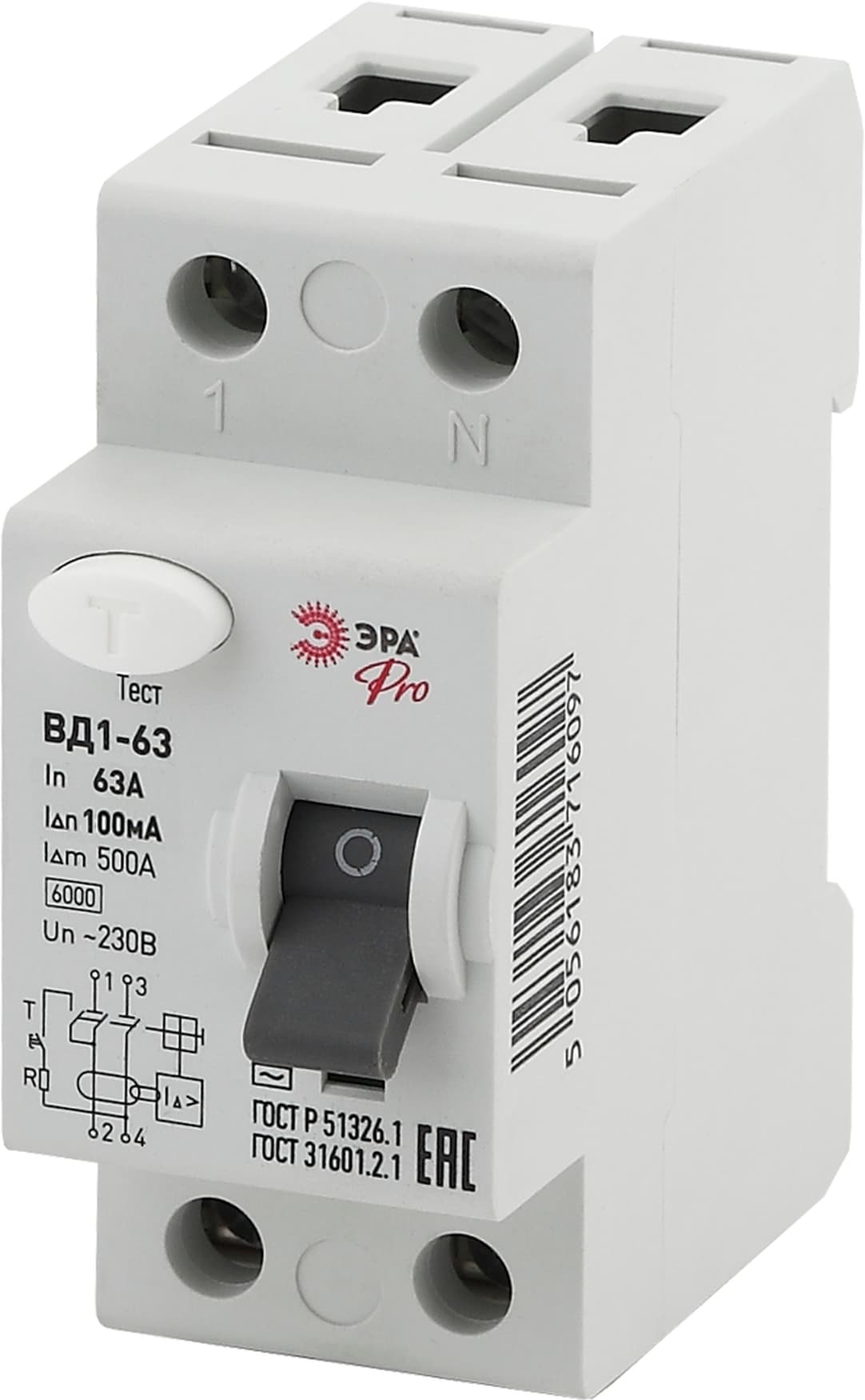 УЗО PRO NO-902-31 ВД1-63 2P 63А 100мА