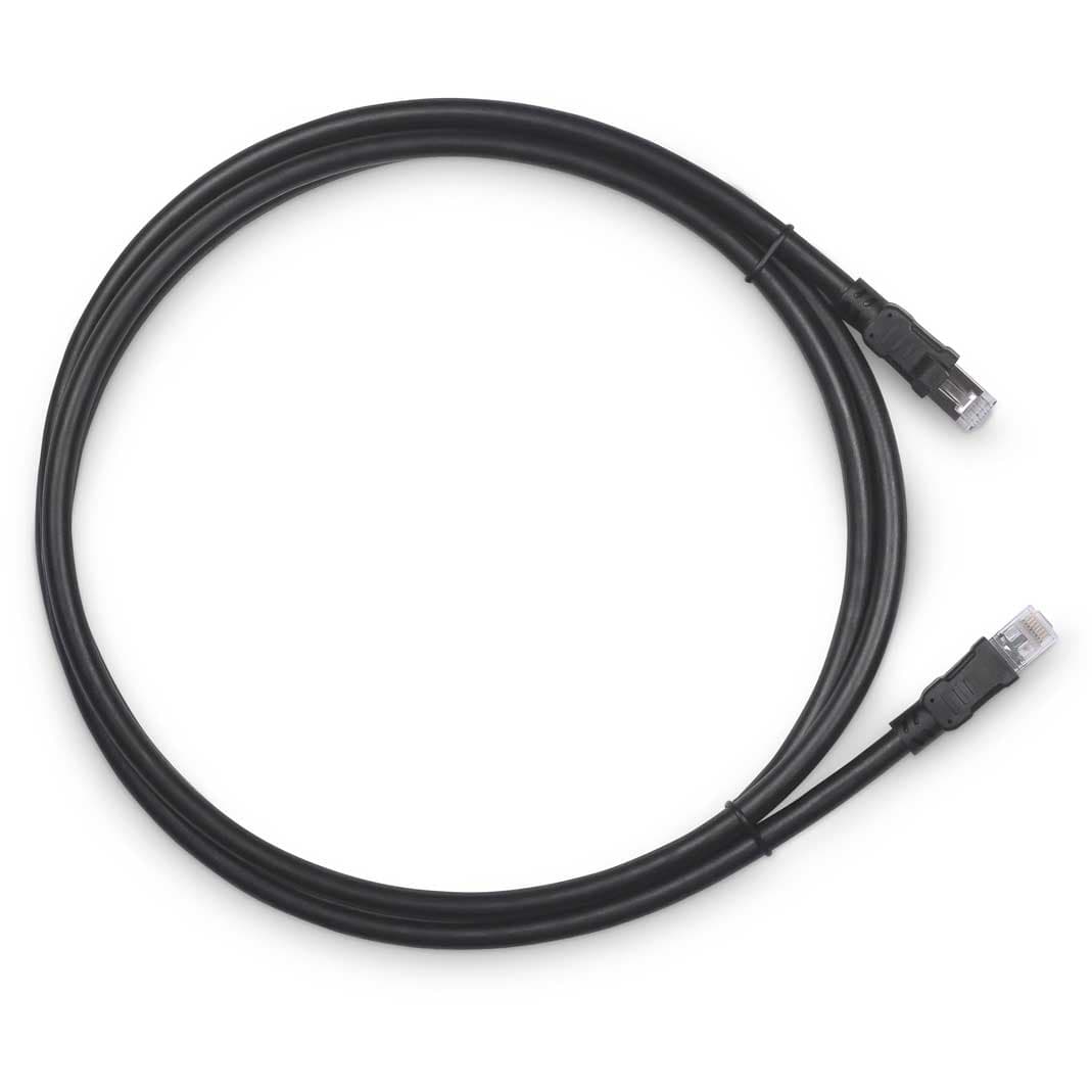 Патч-корд F/UTP, категория 6a, 2xRJ45/8p8c, экранированный, армированный гофрированной стальной лентой, черный, РЕ, внешний, 3м