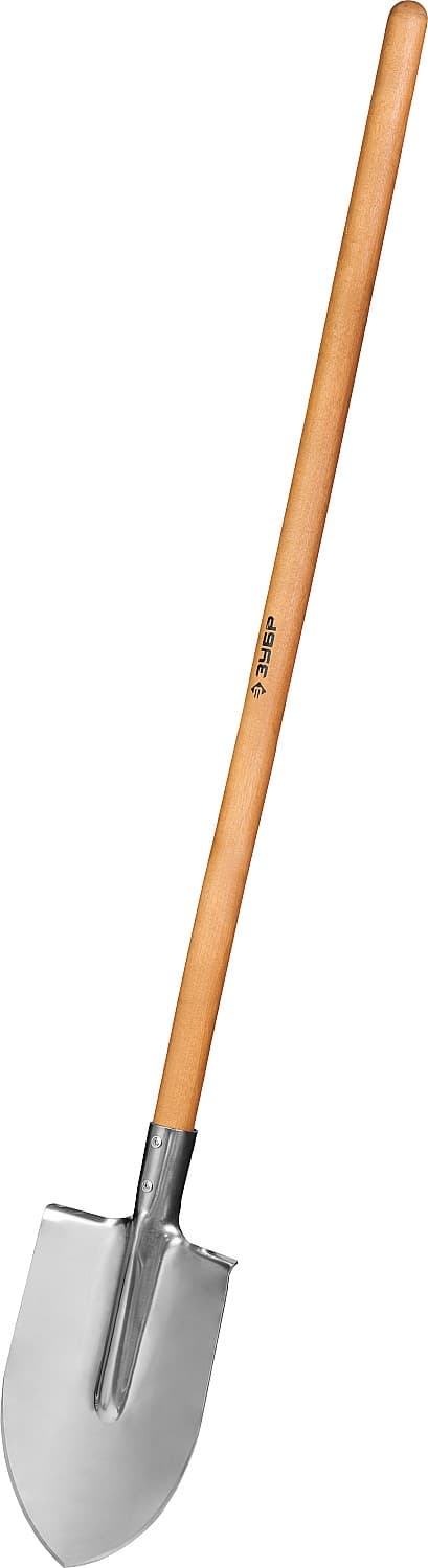 Лопата ''Мастер-НС'' штыковая из нержавеющей стали, деревянный черенок