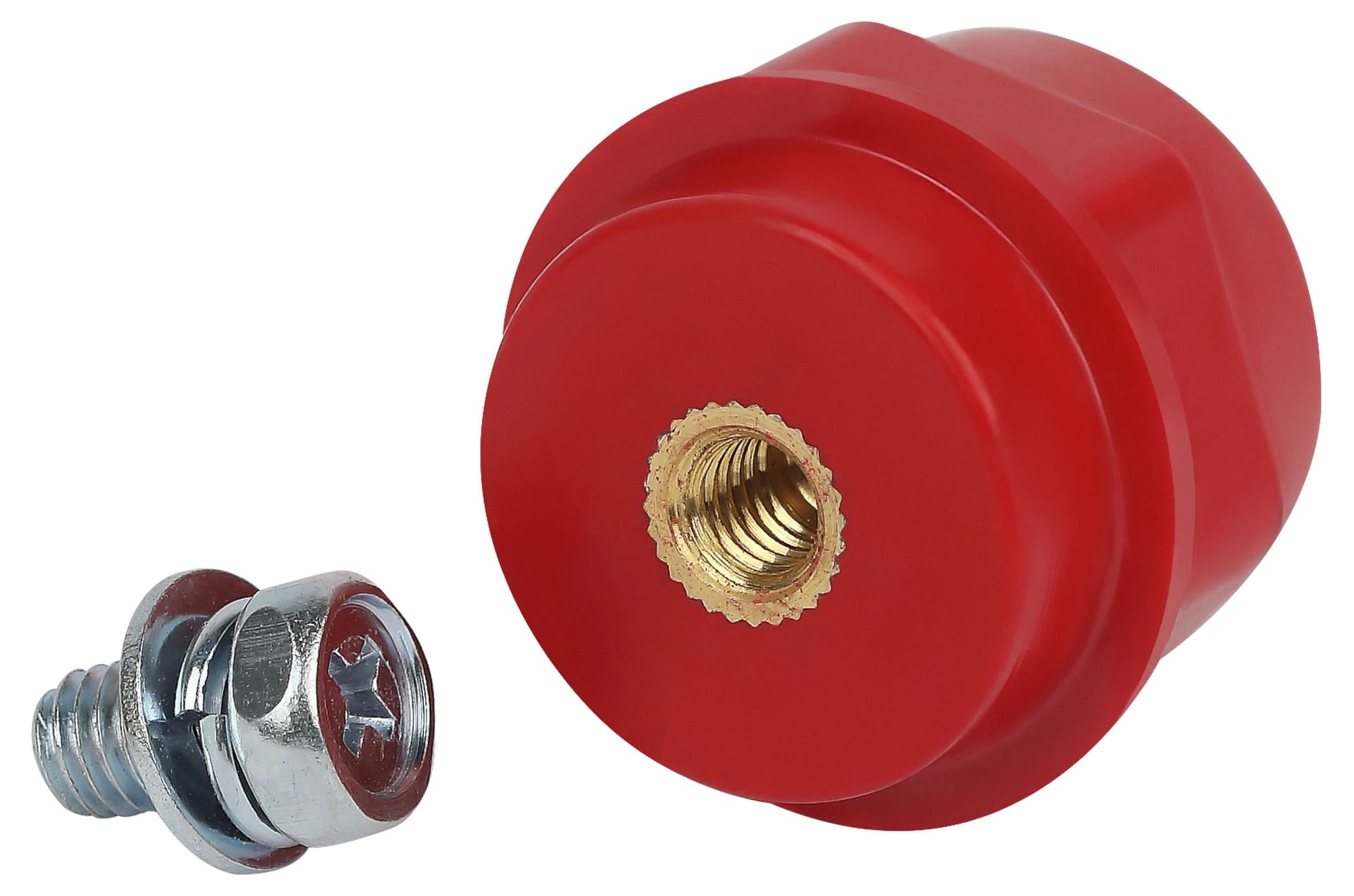 Изолятор NO-224-148 SM-25 с болтом (Н25хD30мм М6) 6кВ