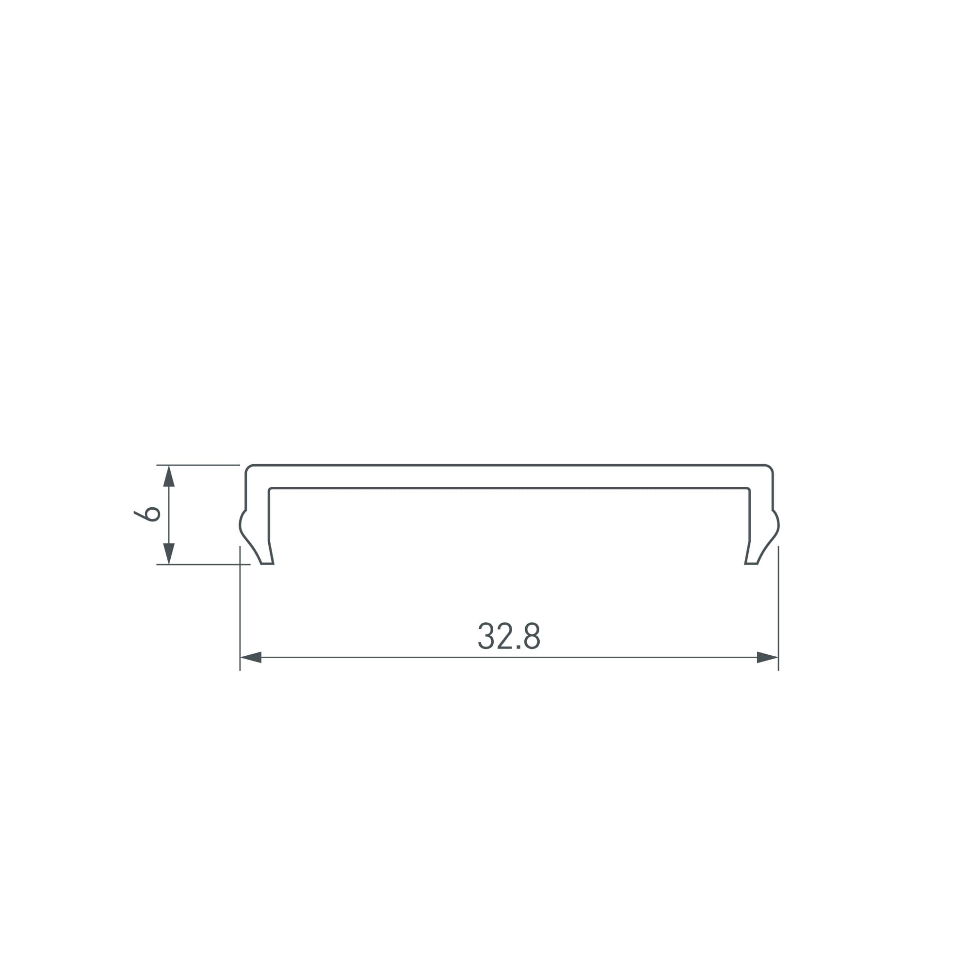 Держатель ARL-MOONLIGHT-1213-CLIP CLEAR, пластик