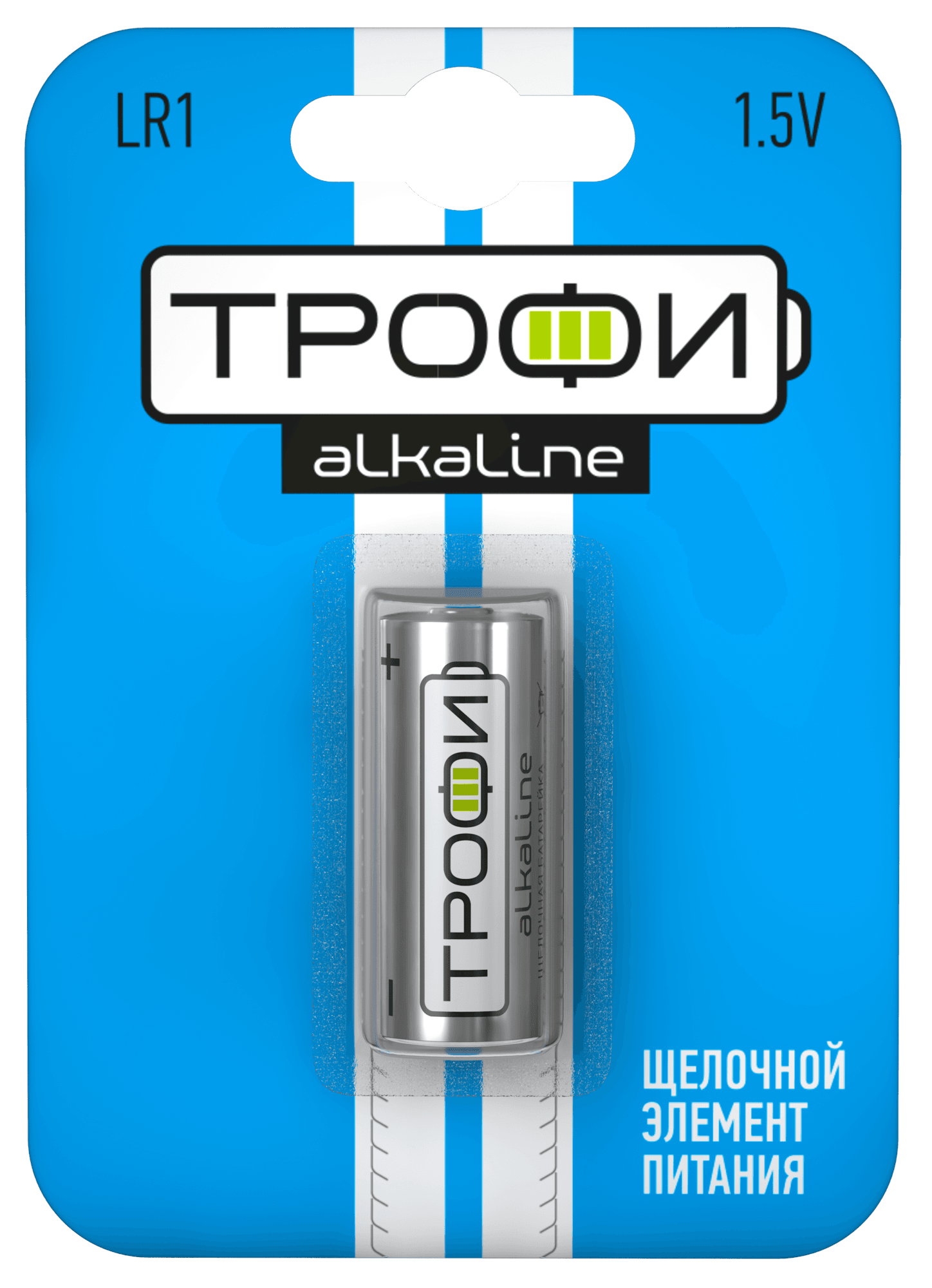 Батарейка Трофи LR1-1BL ENERGY POWER Alkaline (12/144/9504)