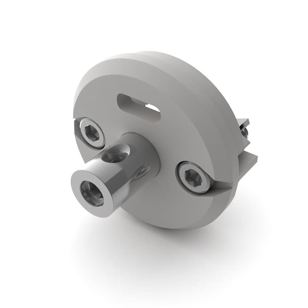Заглушка ROUND-D30-DUAL с втулкой и отверстием (ARL)
