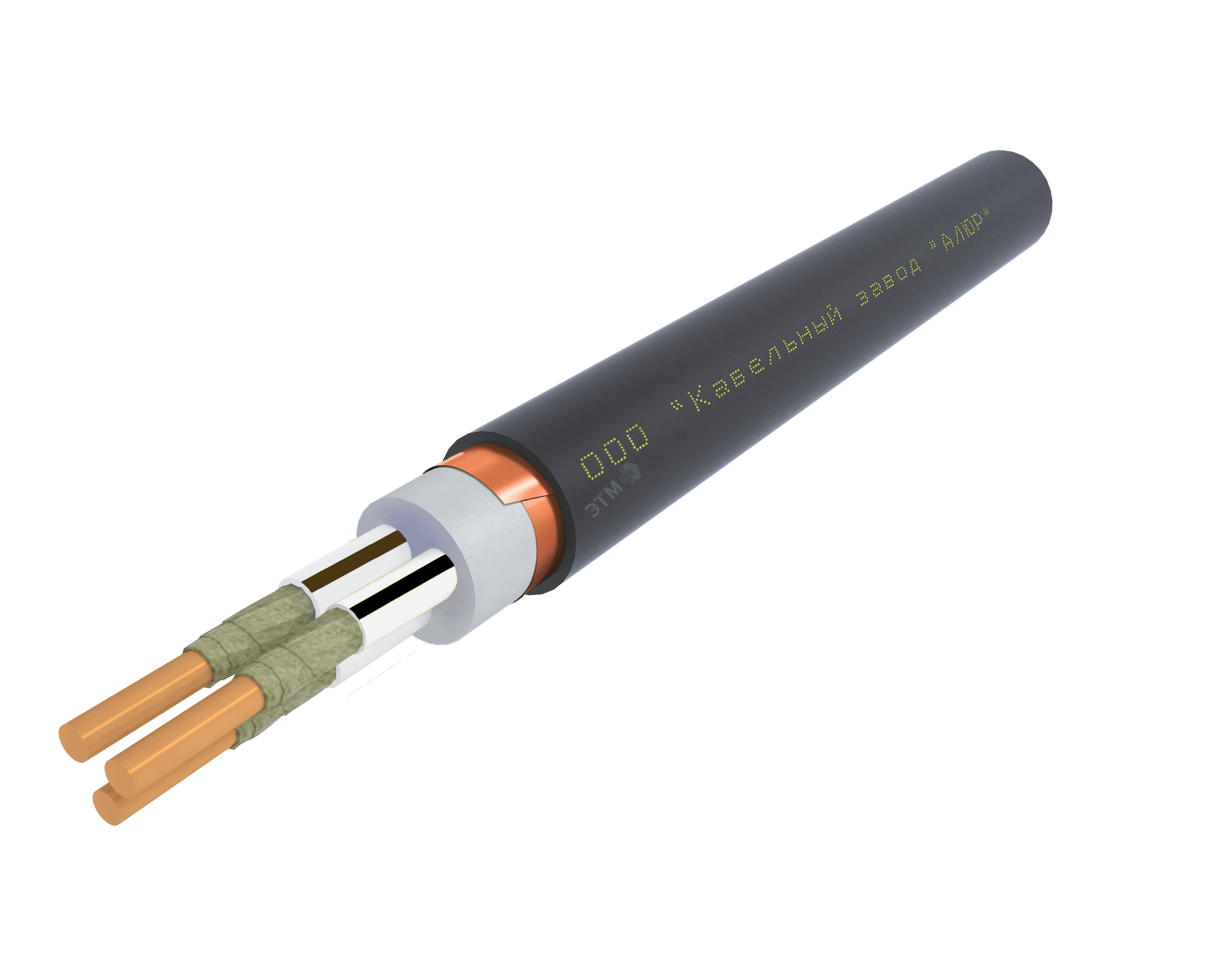 Кабель силовой ВВГЭнг(А)-FRLS 3х1.5 ок-0.66 Ч. бар