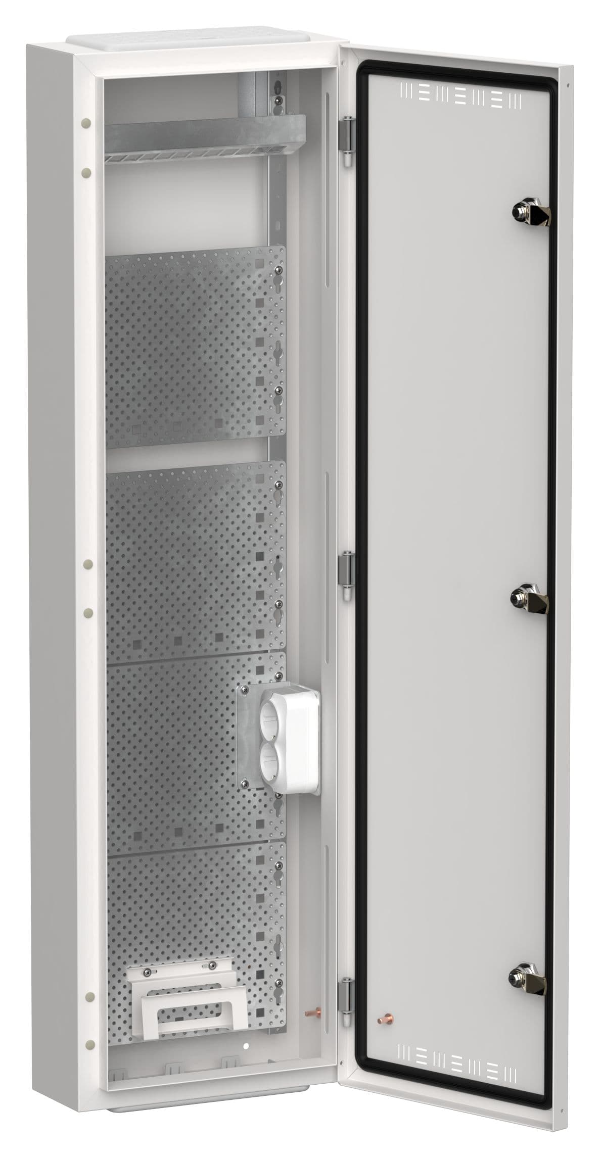 TITAN 5 Корпус мультимедиа ЩРн-84 (1х84) 1085х310х140мм IP30 белый IEK