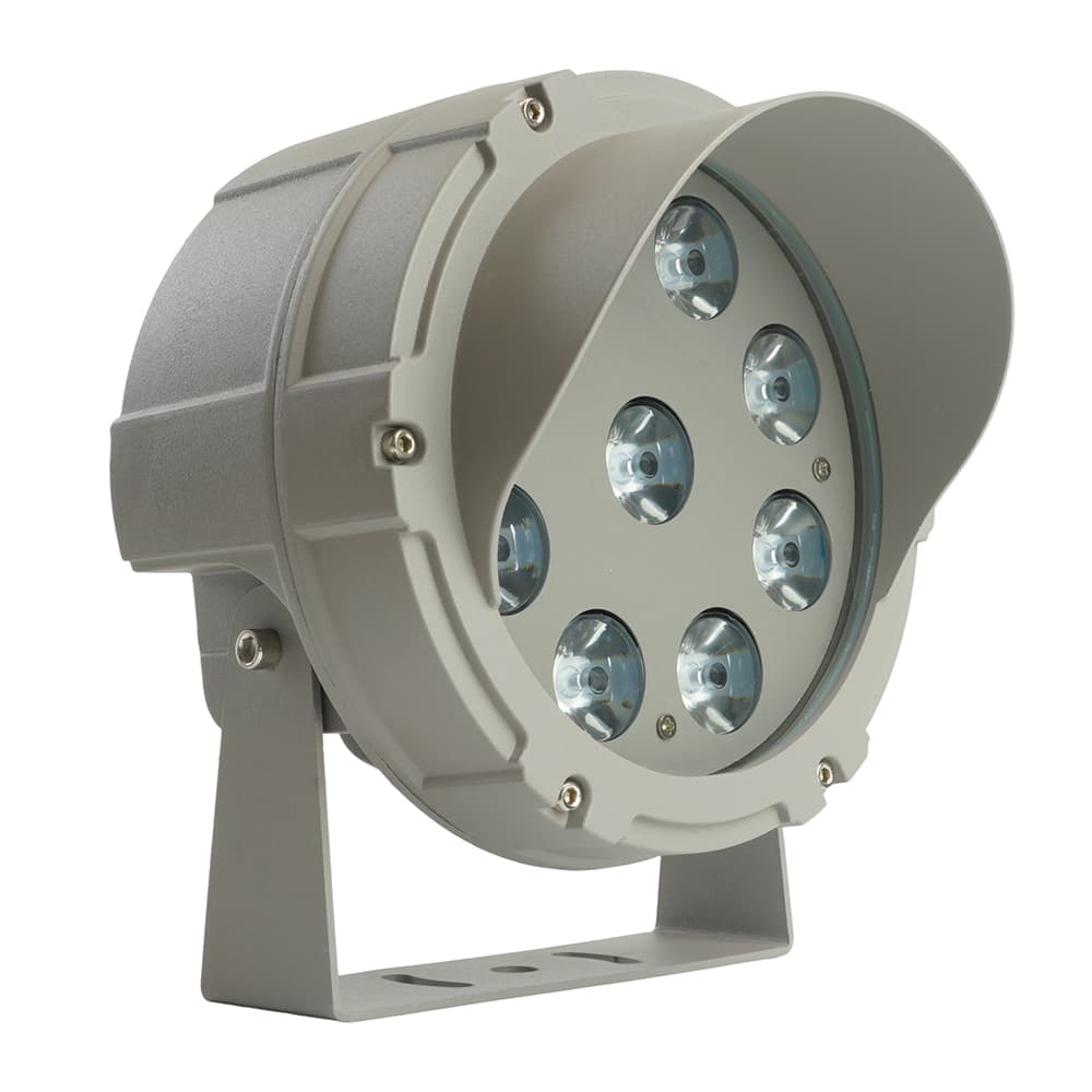 Прожектор светодиодный ДО-12w красный IP65
