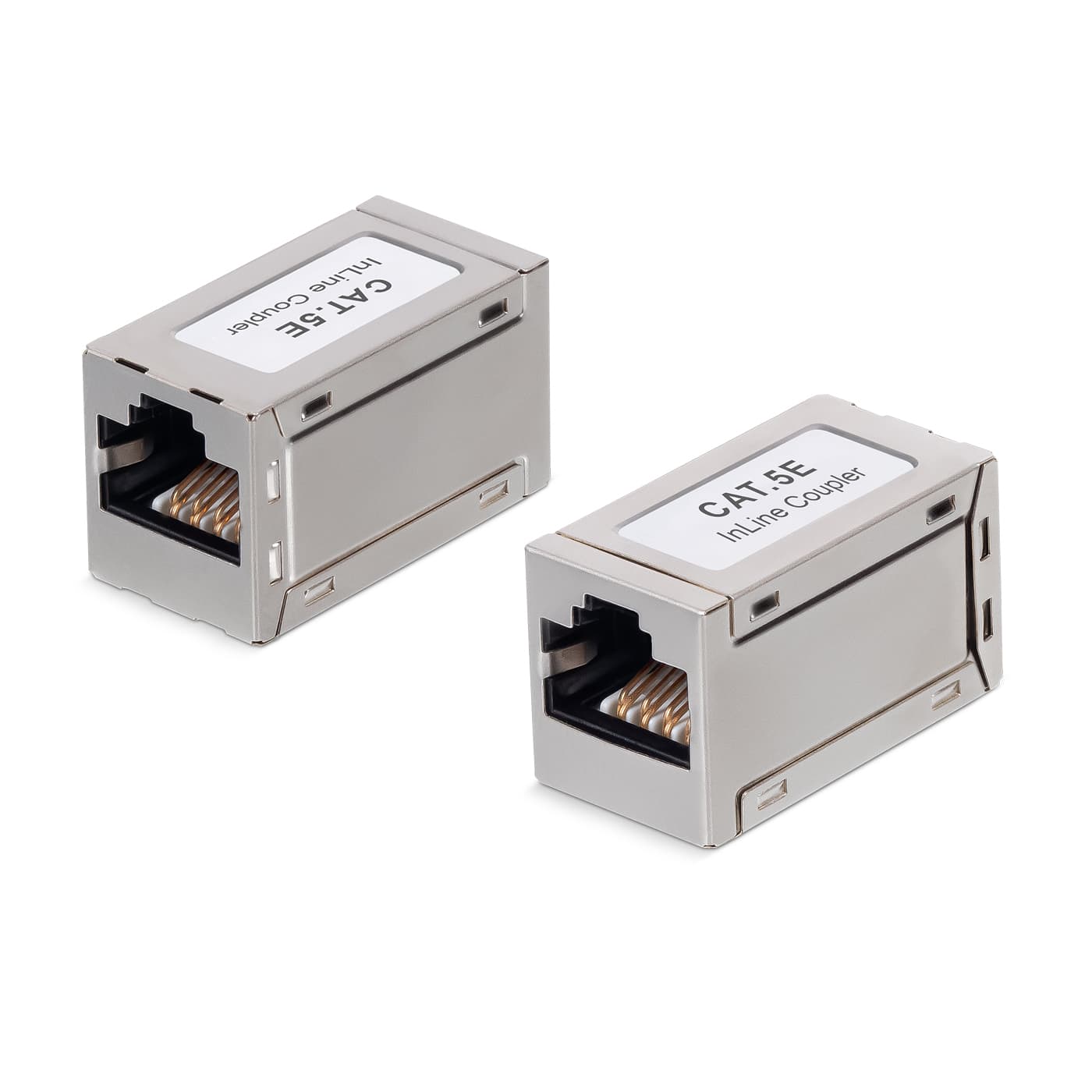 Адаптер проходной RJ45-RJ45 (8p8c), категория 5е, экранированный