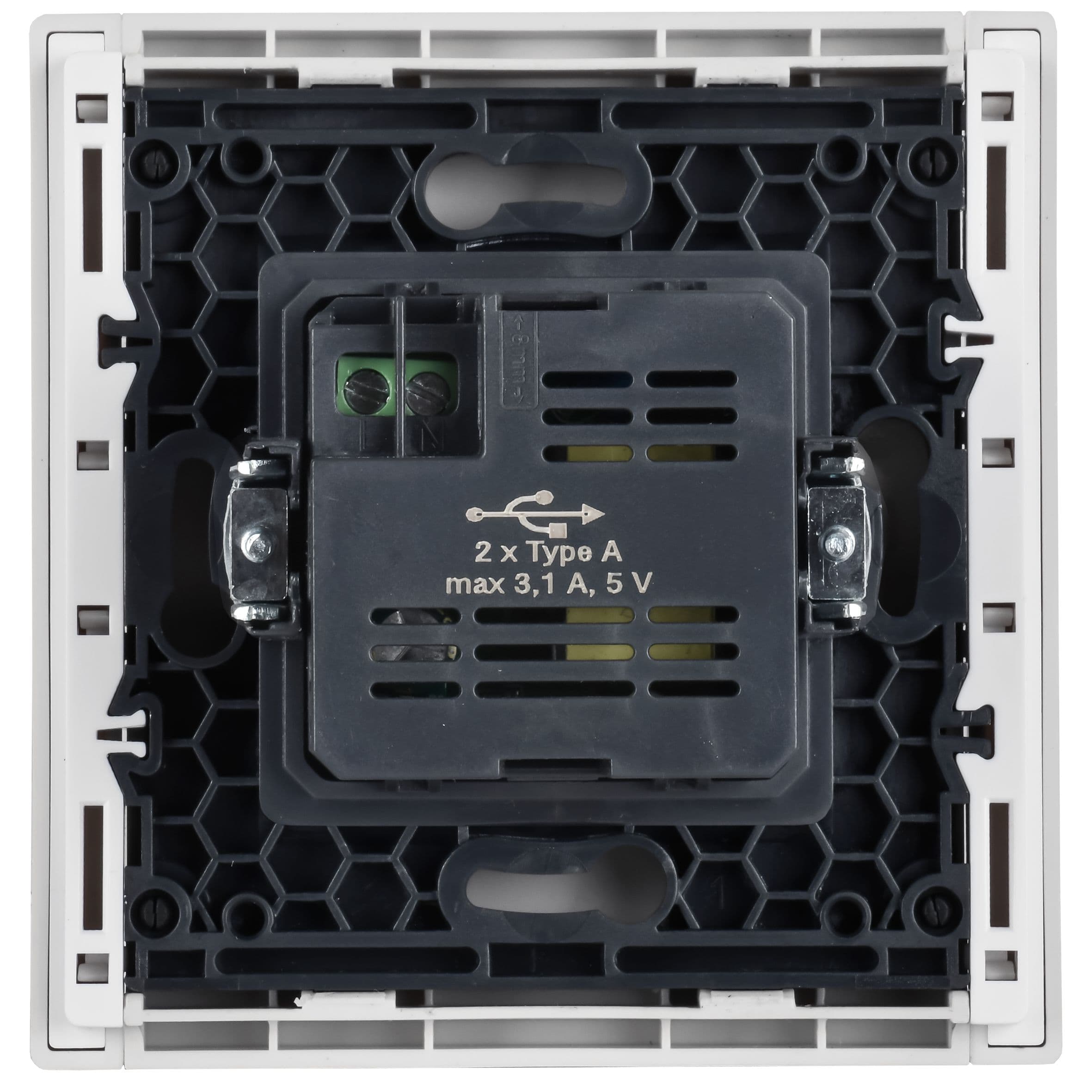 FORTE&PIANO Розетка USB A+A 3,1А FP249 белый