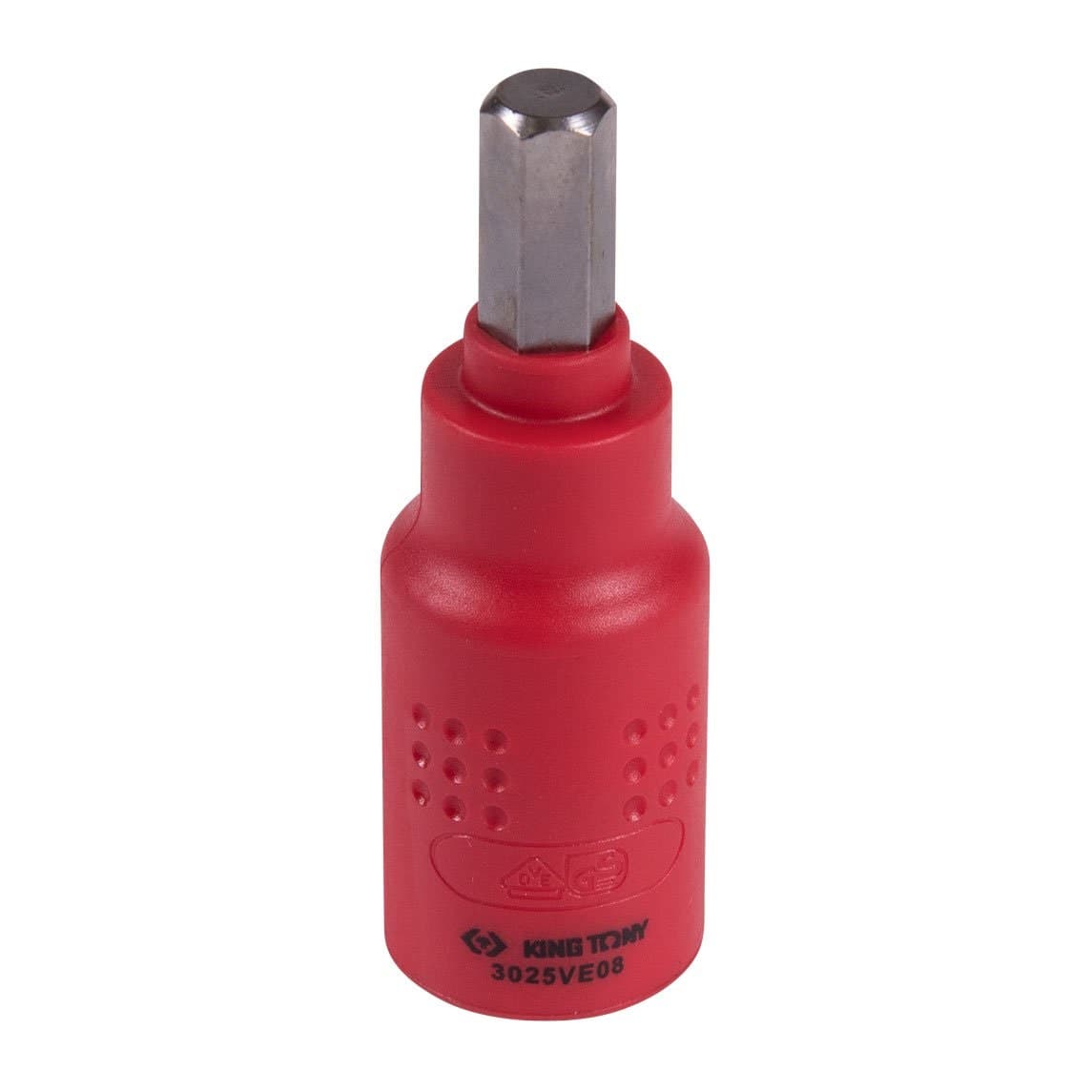 Насадка (бита) торцевая диэлектрическая 3/8'' HEX 8 мм L = 65 мм