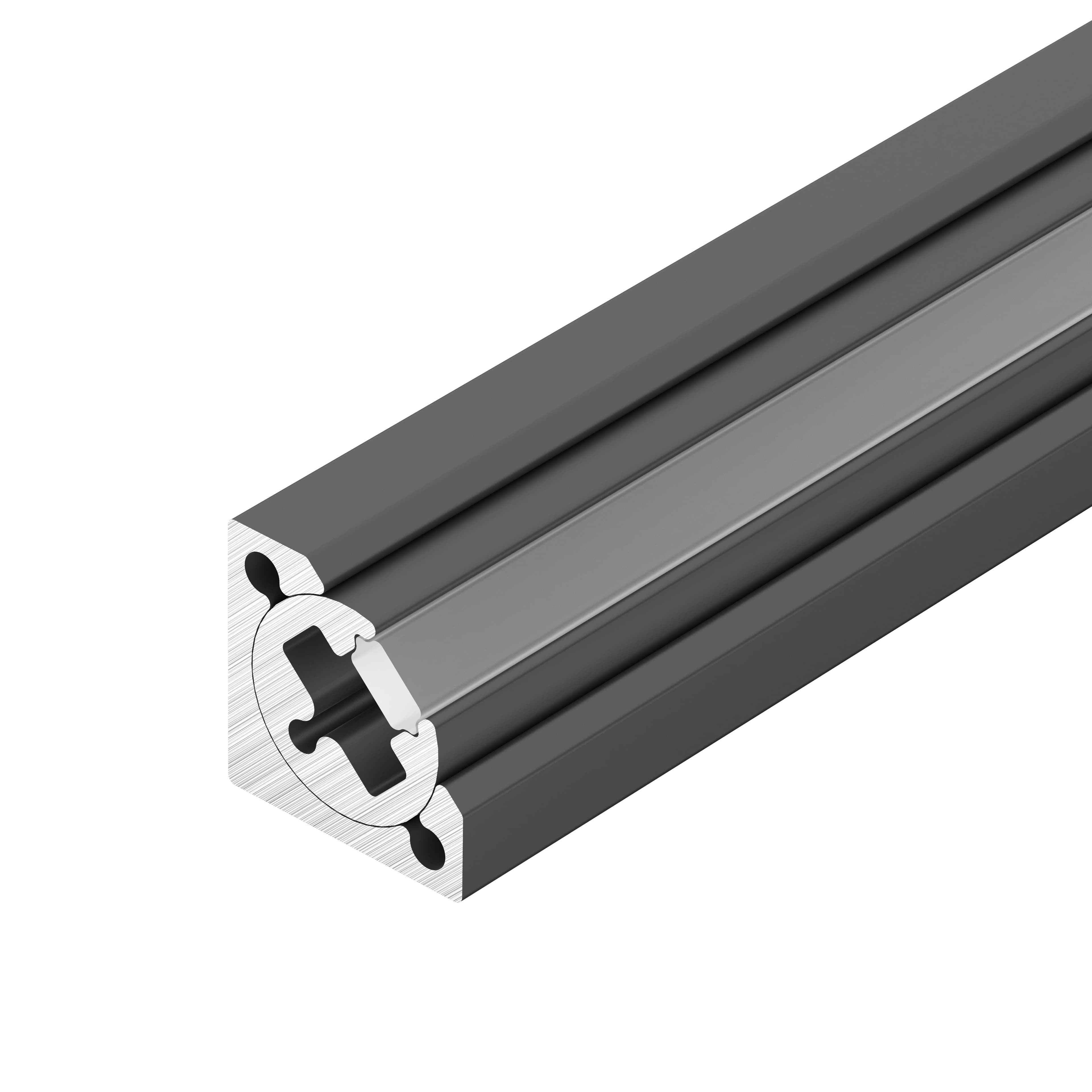 Профиль с экраном SL-KANT-H10-ROTATE-2000 IRON GREY Алюминий+пластик