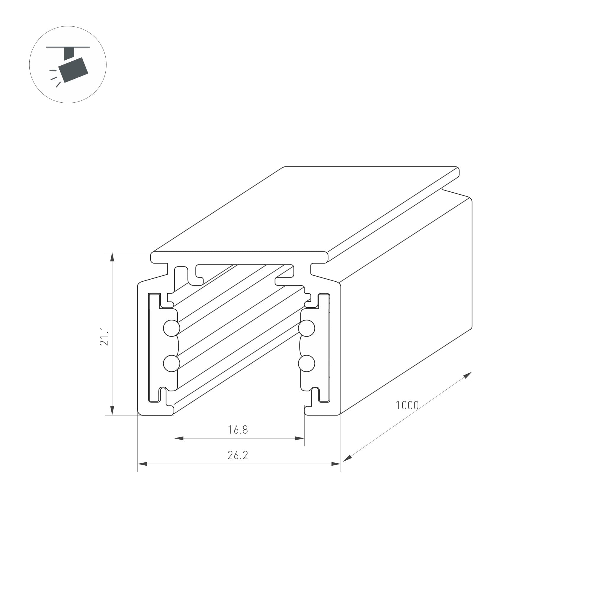 Экран SL-W33-2000 OPAL-PM BLACK (ARL, Пластик)