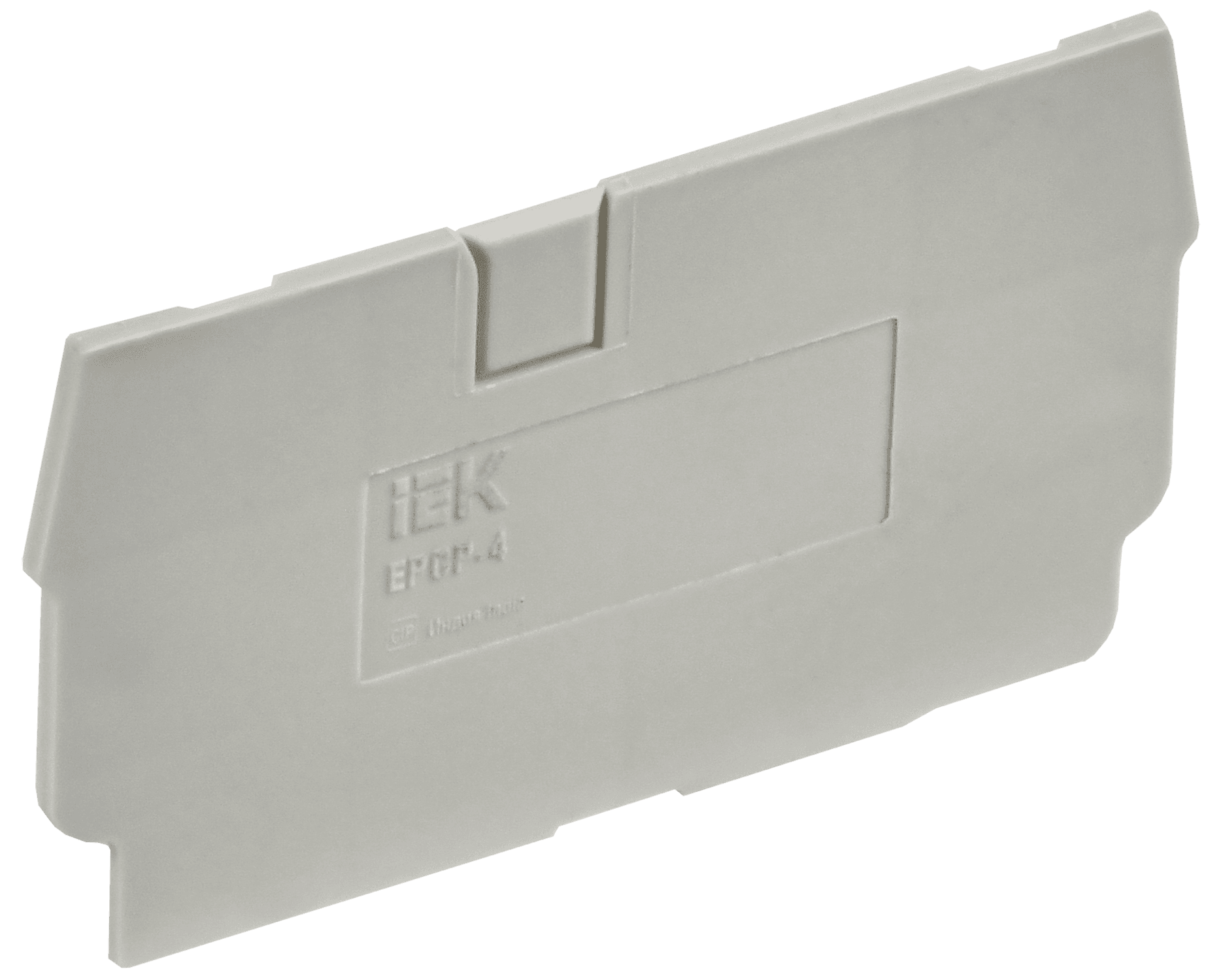 Заглушка для CP 4мм2 серая IEK