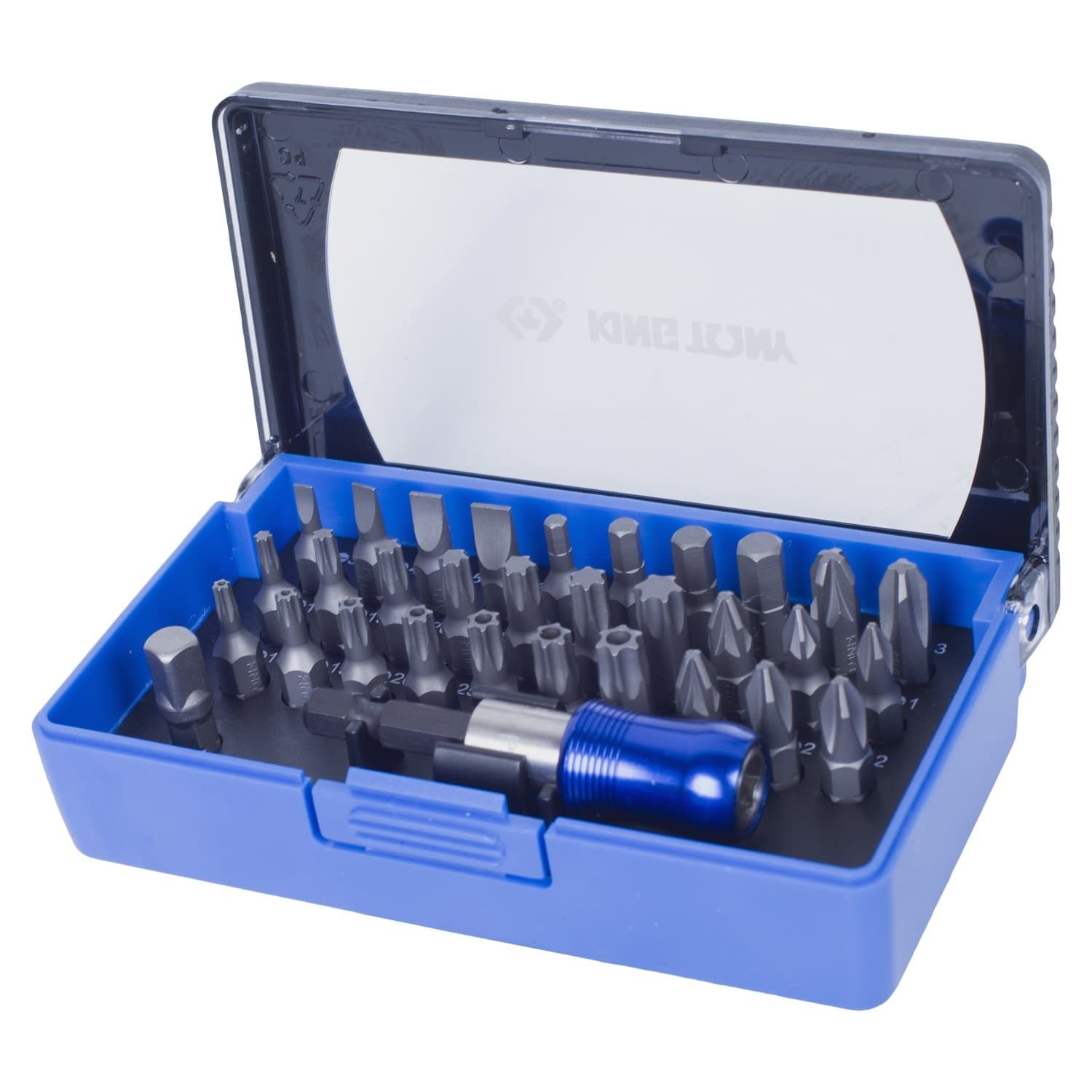Набор вставок (бит) 1/4', TORX, HEX, PZ, PH, SLOT, 32 предмета
