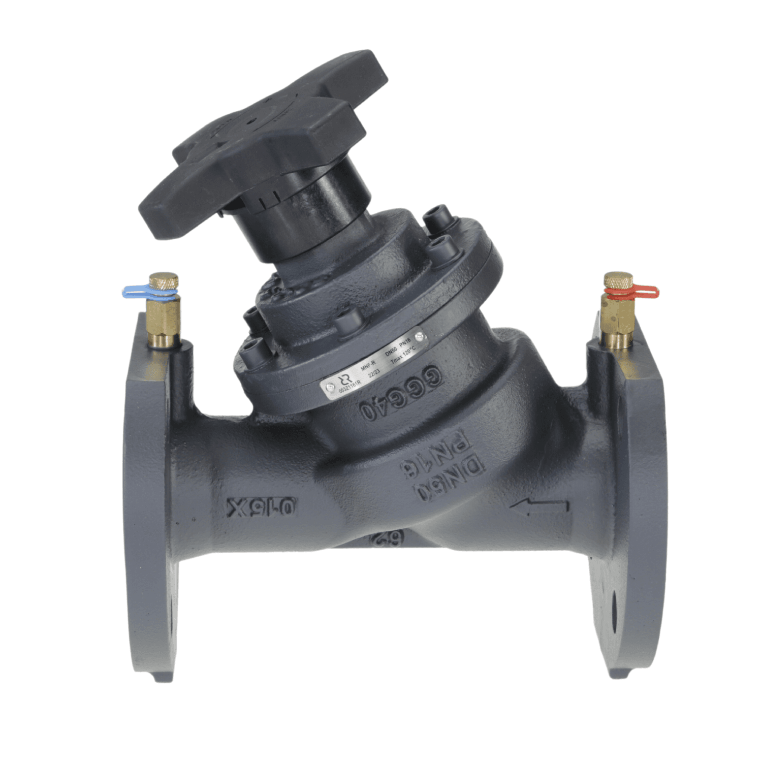 Ручной балансировочный клапан MNF-R, фланцевый, DN250, PN25, Tmax 150 °C