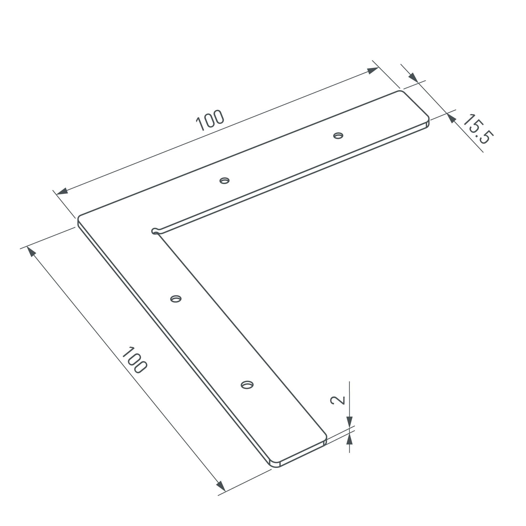Соединитель профиля SL-LINE-2522-90 (металл)