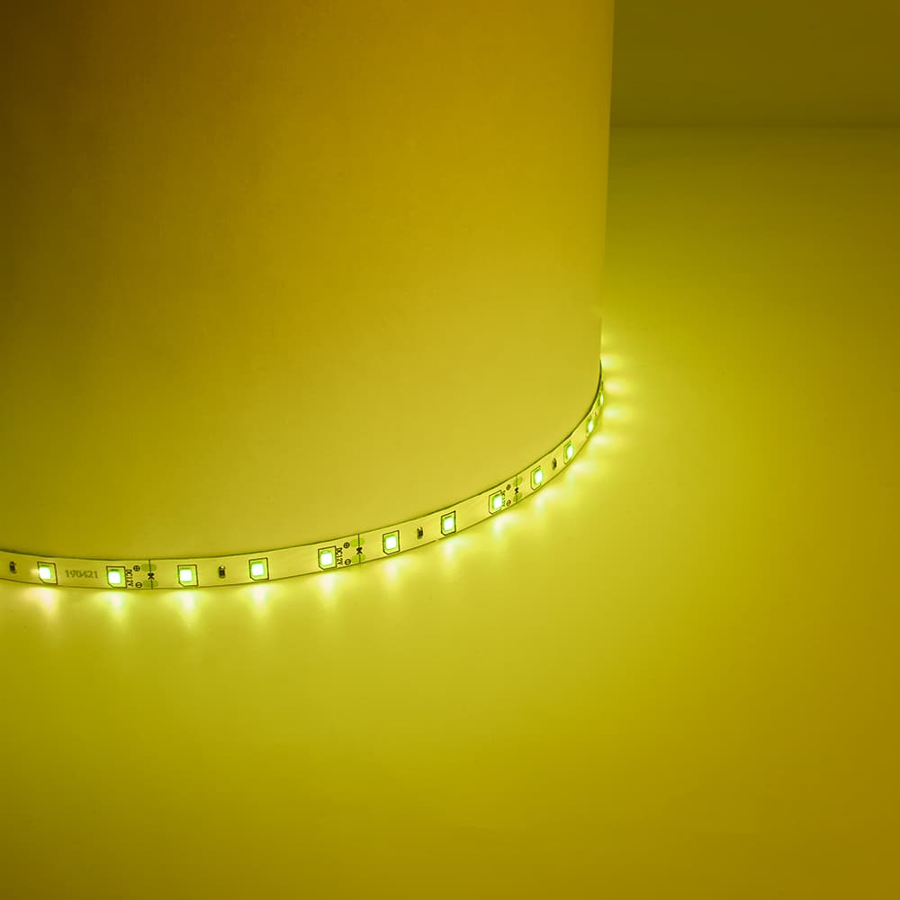 Лента светодиодная 4.8Вт/м 12В желтый IP65 60LED/м LS604