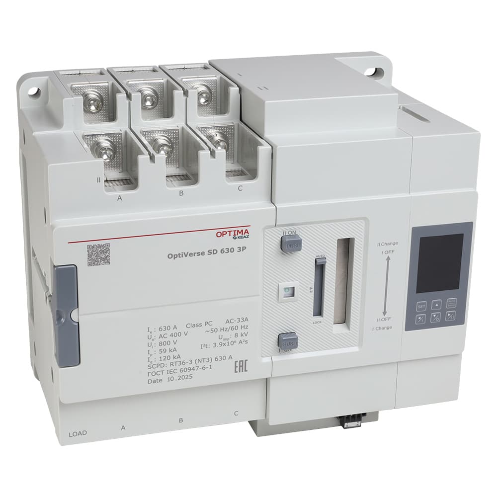 Устройство автоматического ввода резерва OptiVerse SD 630 3P