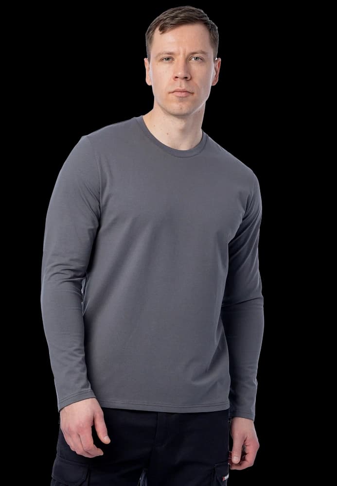 Лонгслив Brodeks KS731, серый XL