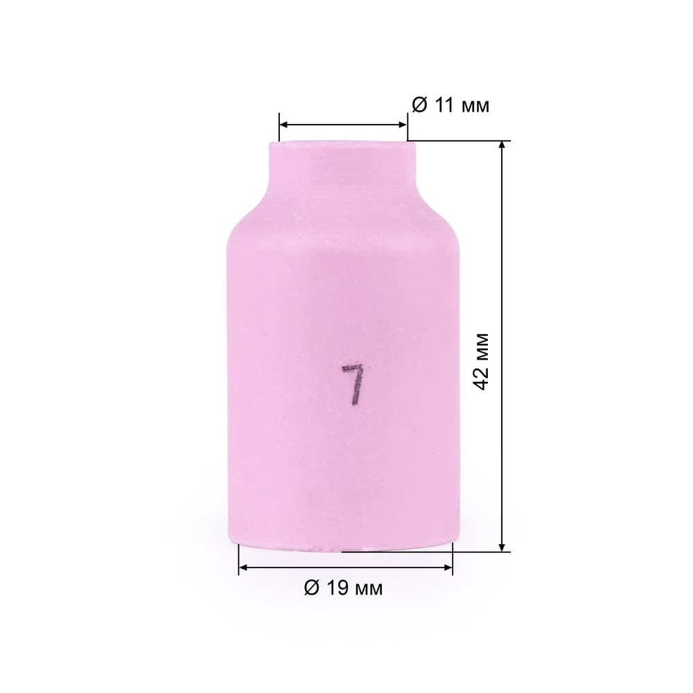 Сопло керам. 11,0мм №7 газ.линза (701.0423/ТС0034) Varteg