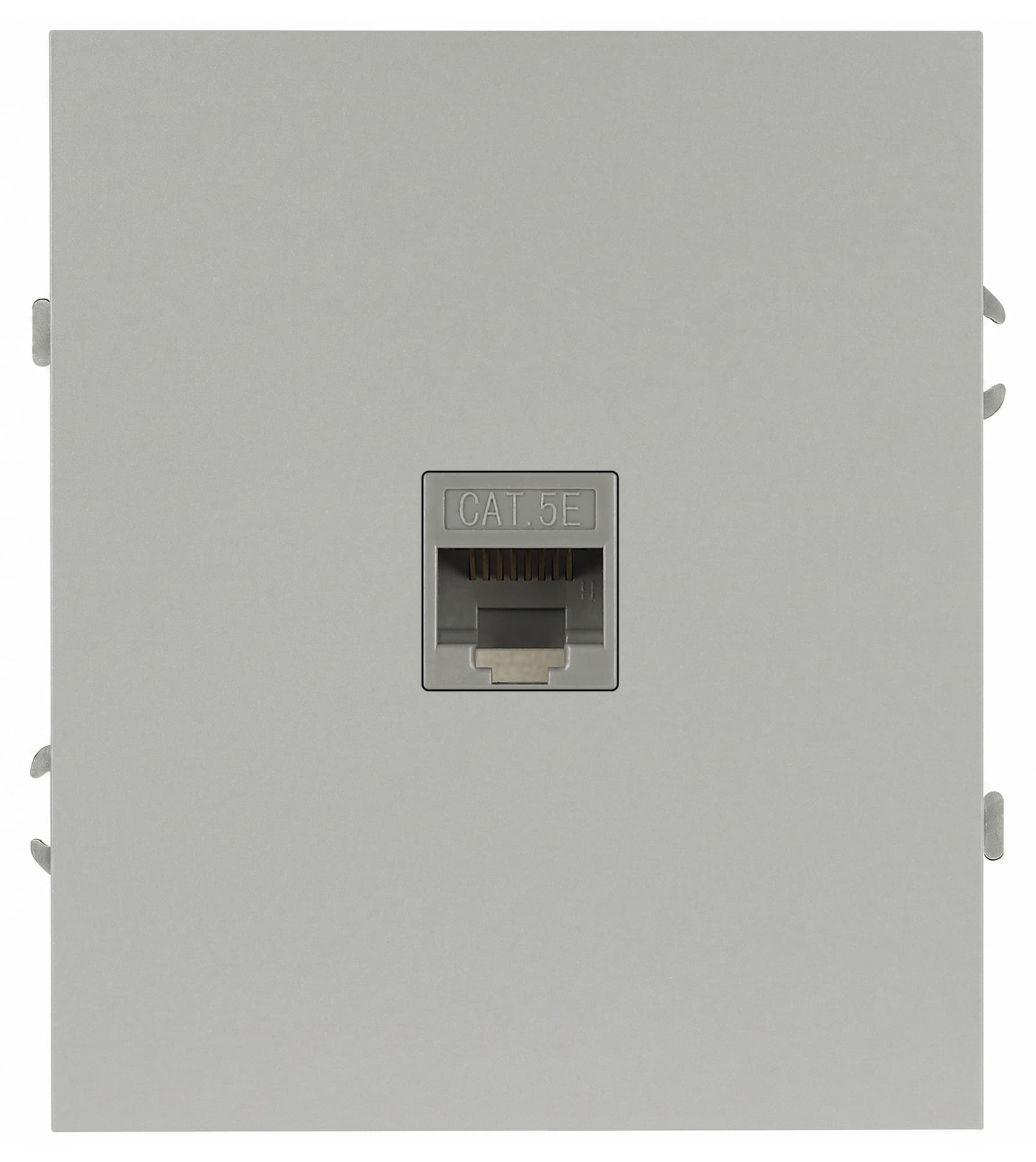 Розетка скрытого монтажа в рамку информационная RJ45 алюминий 16-3107-03 Arktik