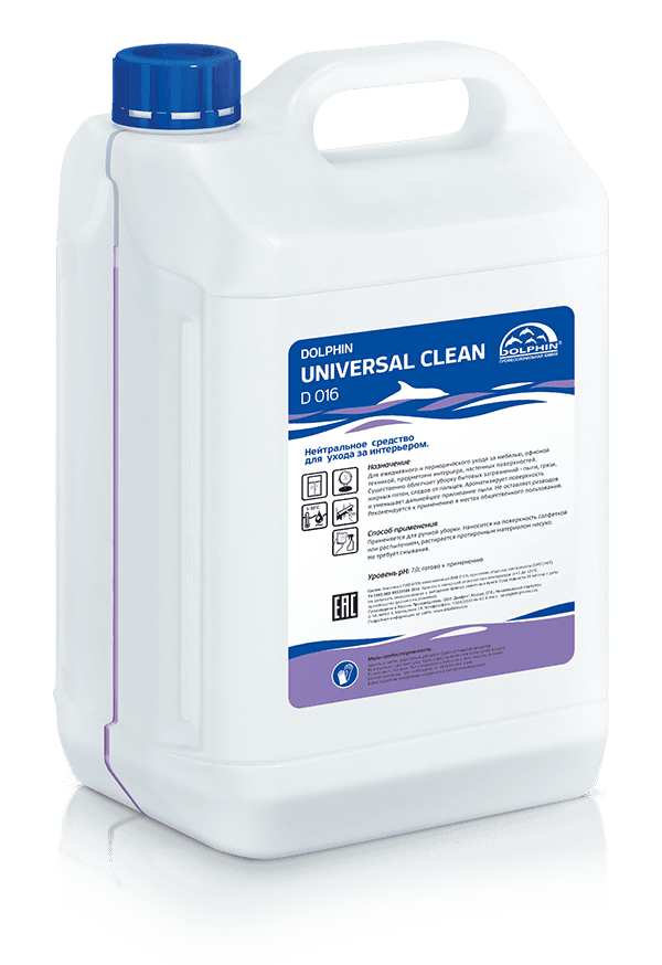 Средство Dolphin ''Universal-Clean'', 5 л., для ухода за мебелью