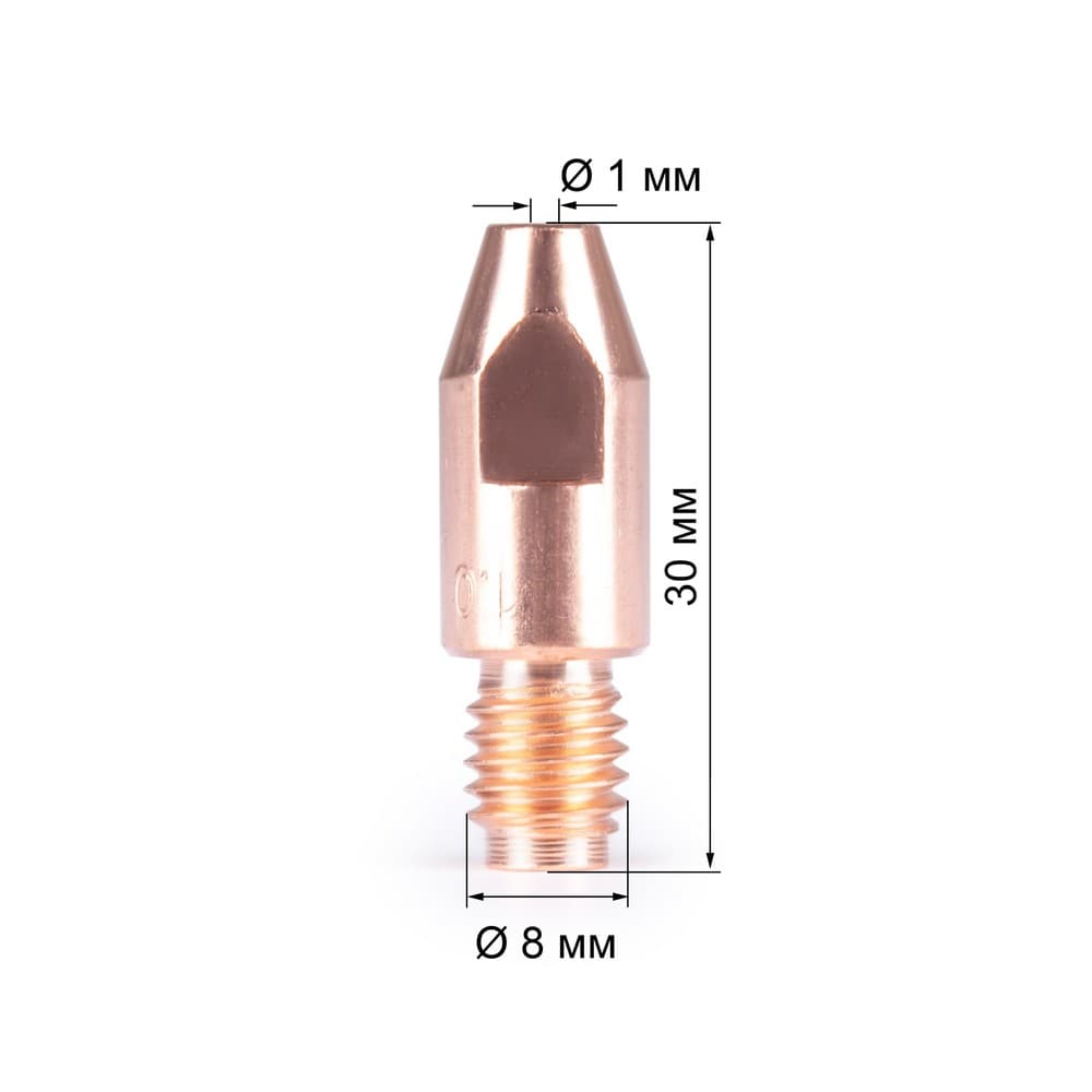 Наконечник M8х30х1.0 (AL) (141.0008/MD0005-60)