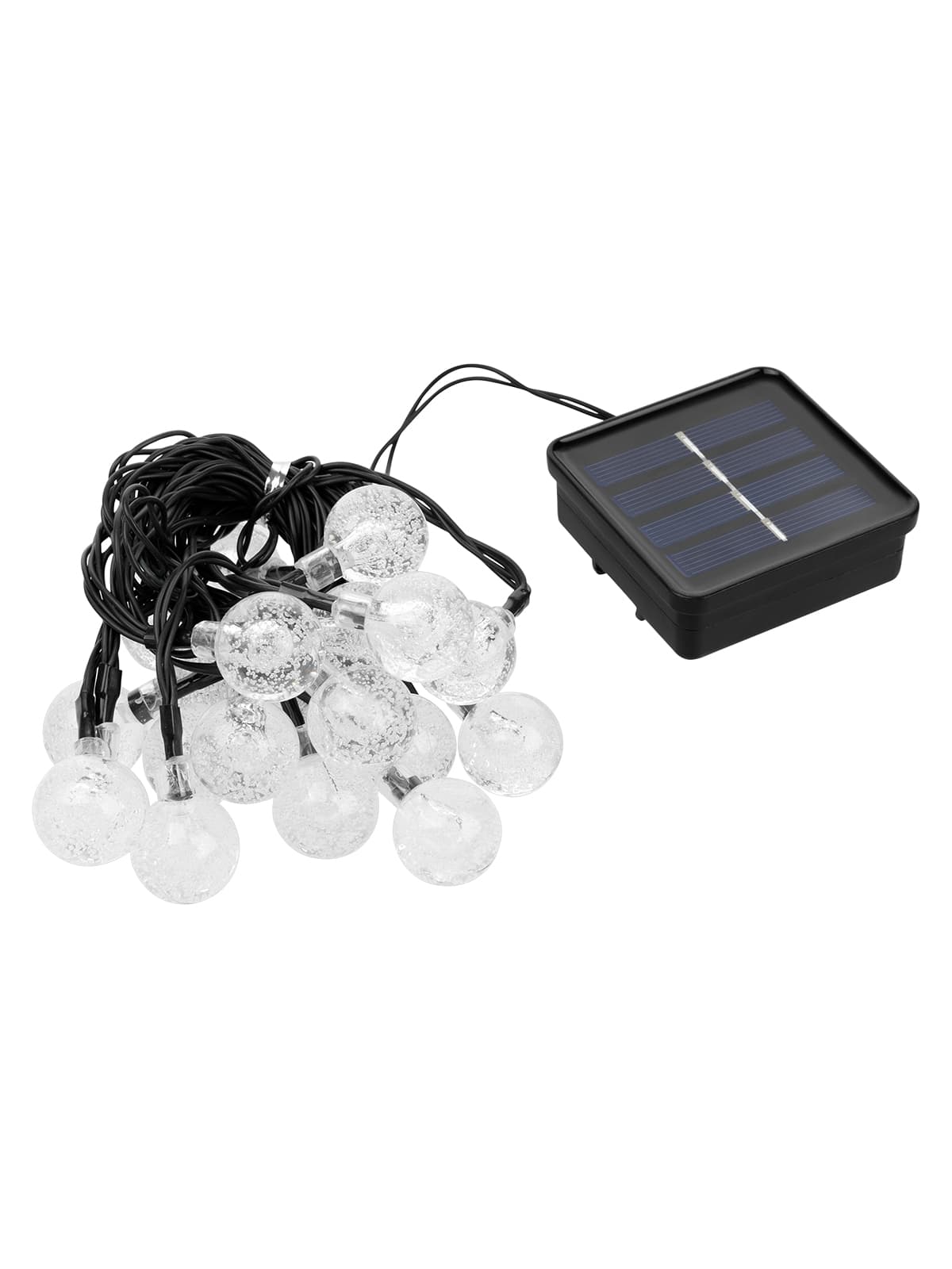 Гирлянда на солнечной батарее Шарики, 2,7 м, 20 LED, многоцветный, IP54