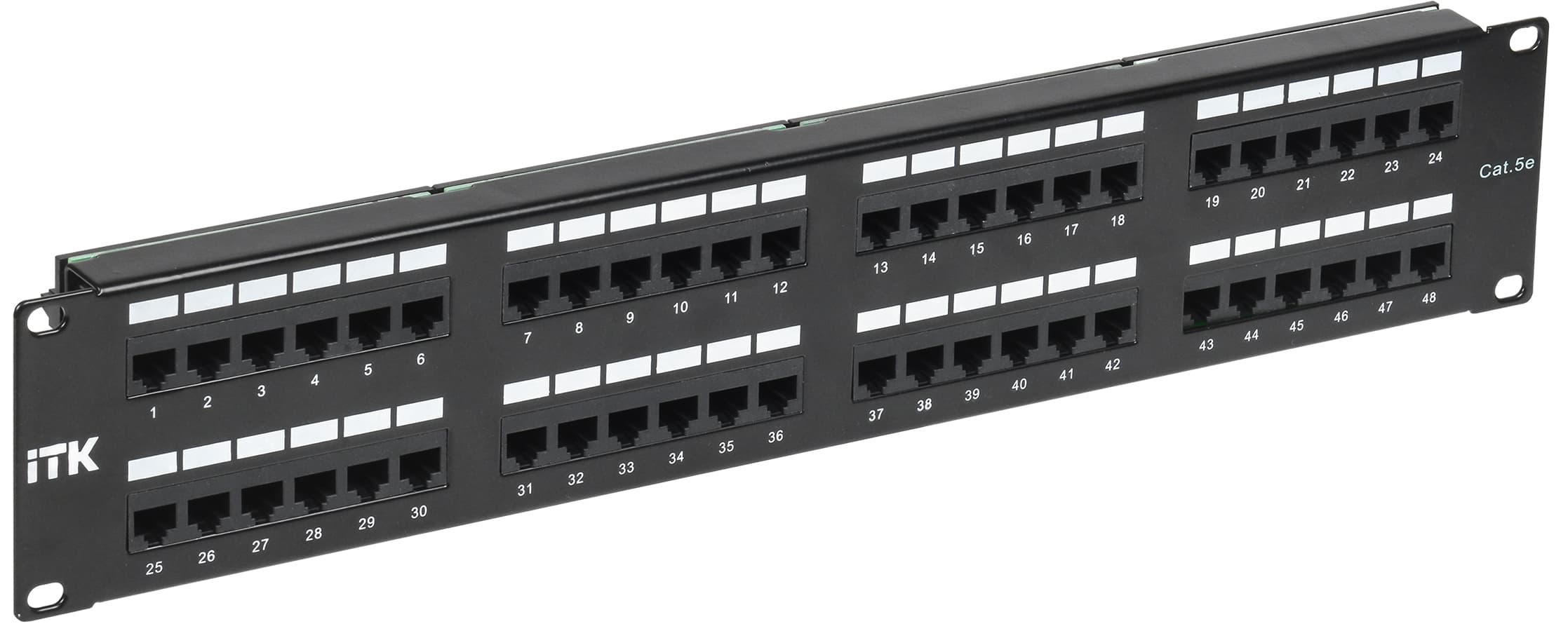 Патч-панель 2U категория 5е UTP 48 портов (IDC Dual)