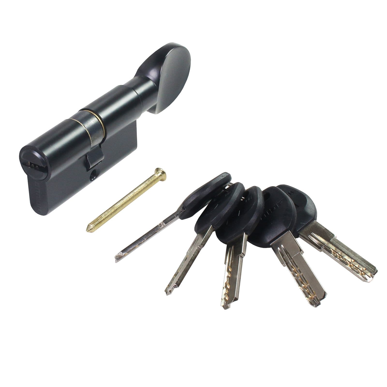 Цилиндровый механизм АЛЛЮР HD FG 70-5К BLACK (35x35G) черный