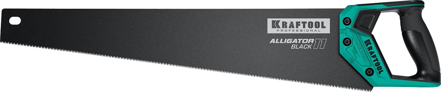 Ножовка для точного реза ''Alligator BLACK 11'', 550 мм, 11 TPI 3D зуб