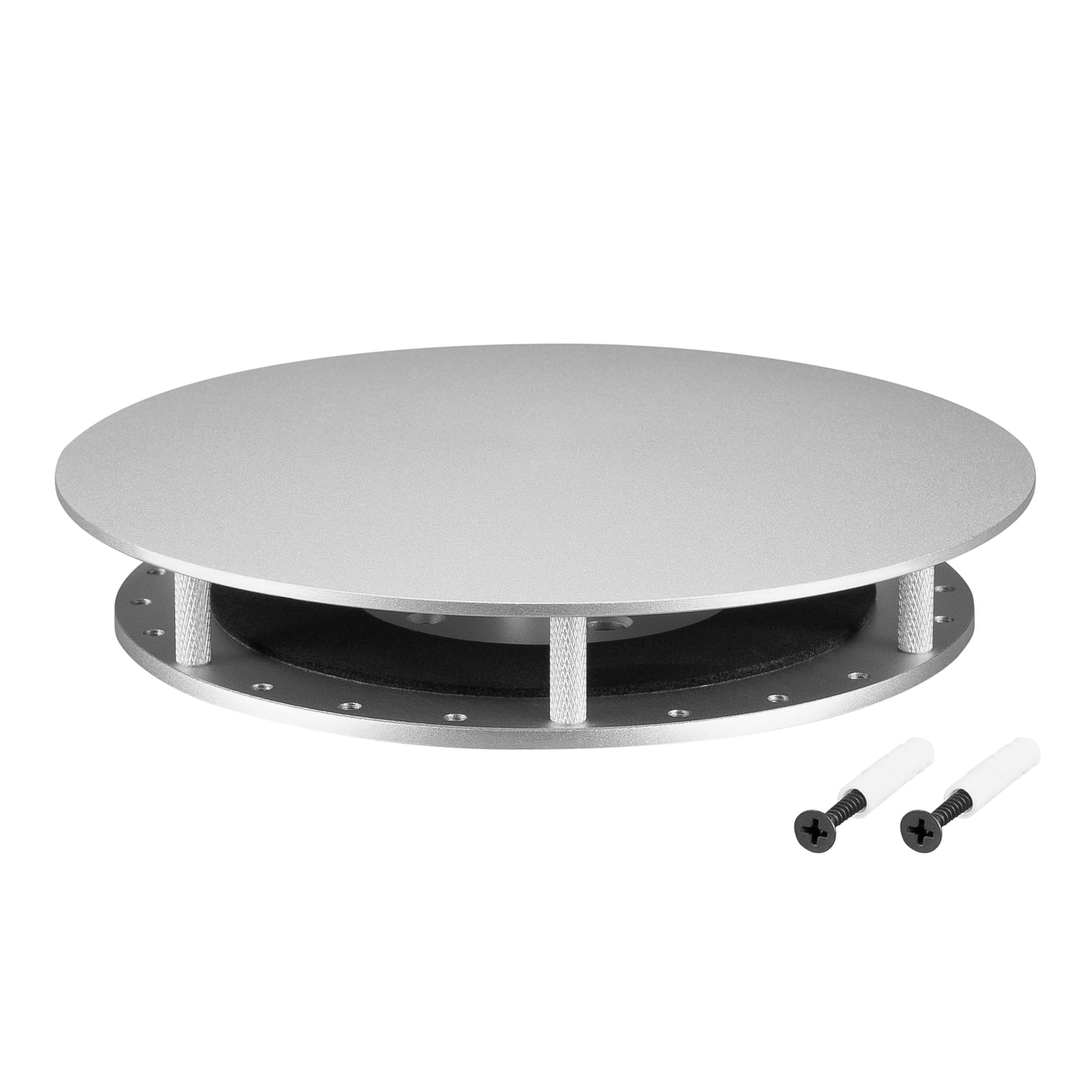 Крепление MOONLIGHT-BASE-ROUND-D25-L Silver, металл
