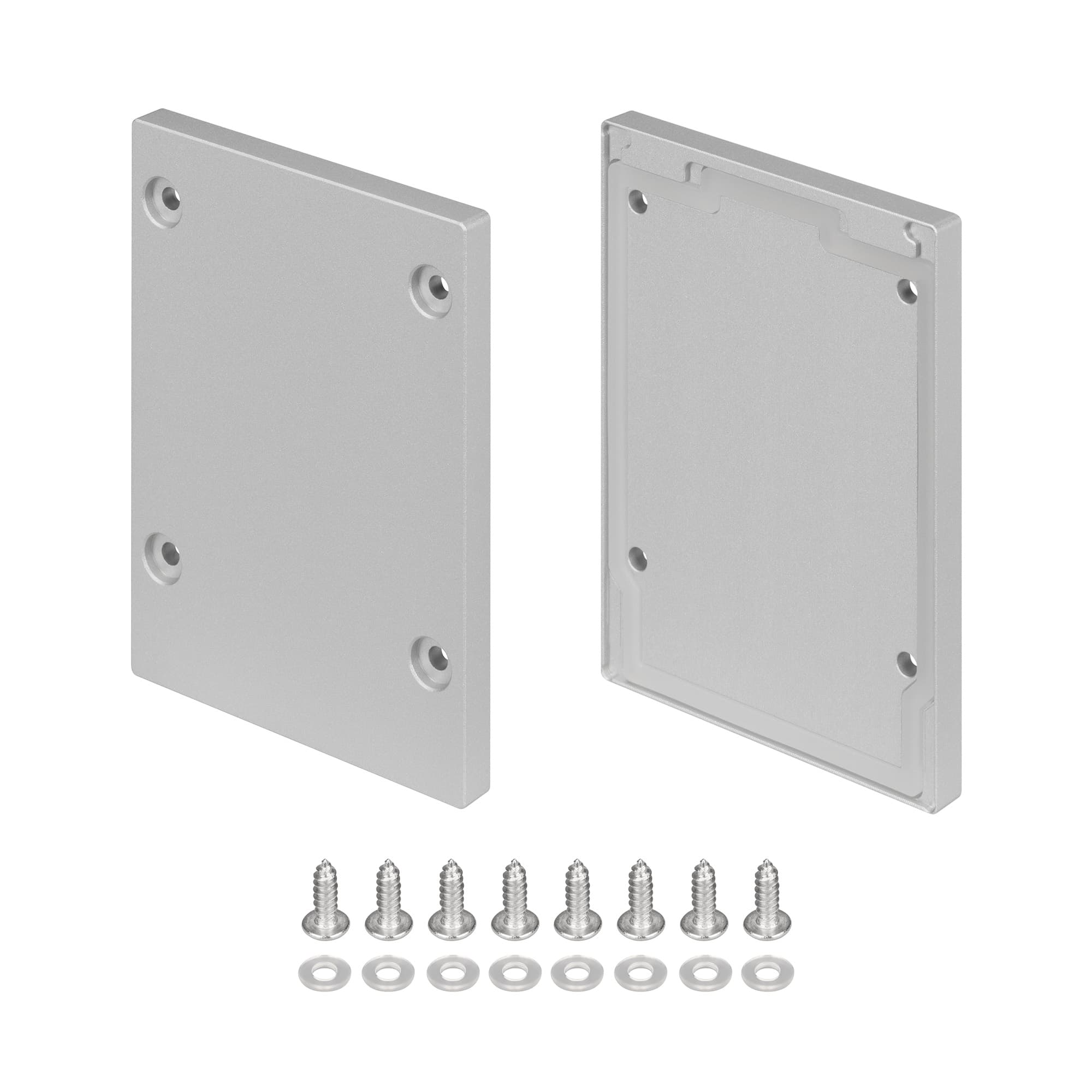 Заглушка IP-LINE-5475 SILVER глухая (ARL, Металл)