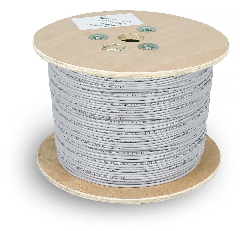 Витая пара UTP Cat 5e 1 пара 26 AWG patch