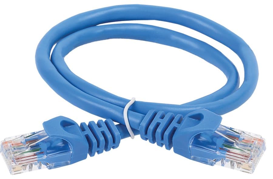 Коммутационный шнур (патч-корд) кат.5E UTP PVC 10м синий