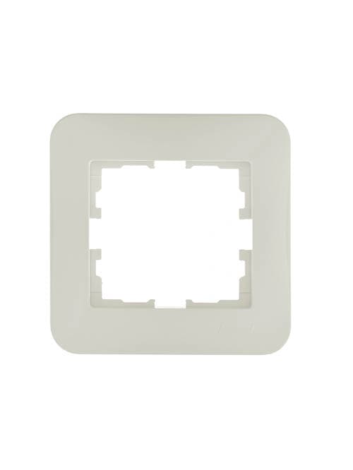 ASTI Рамка 1-ая горизонтальная, крем Lezard 7081-0300-146