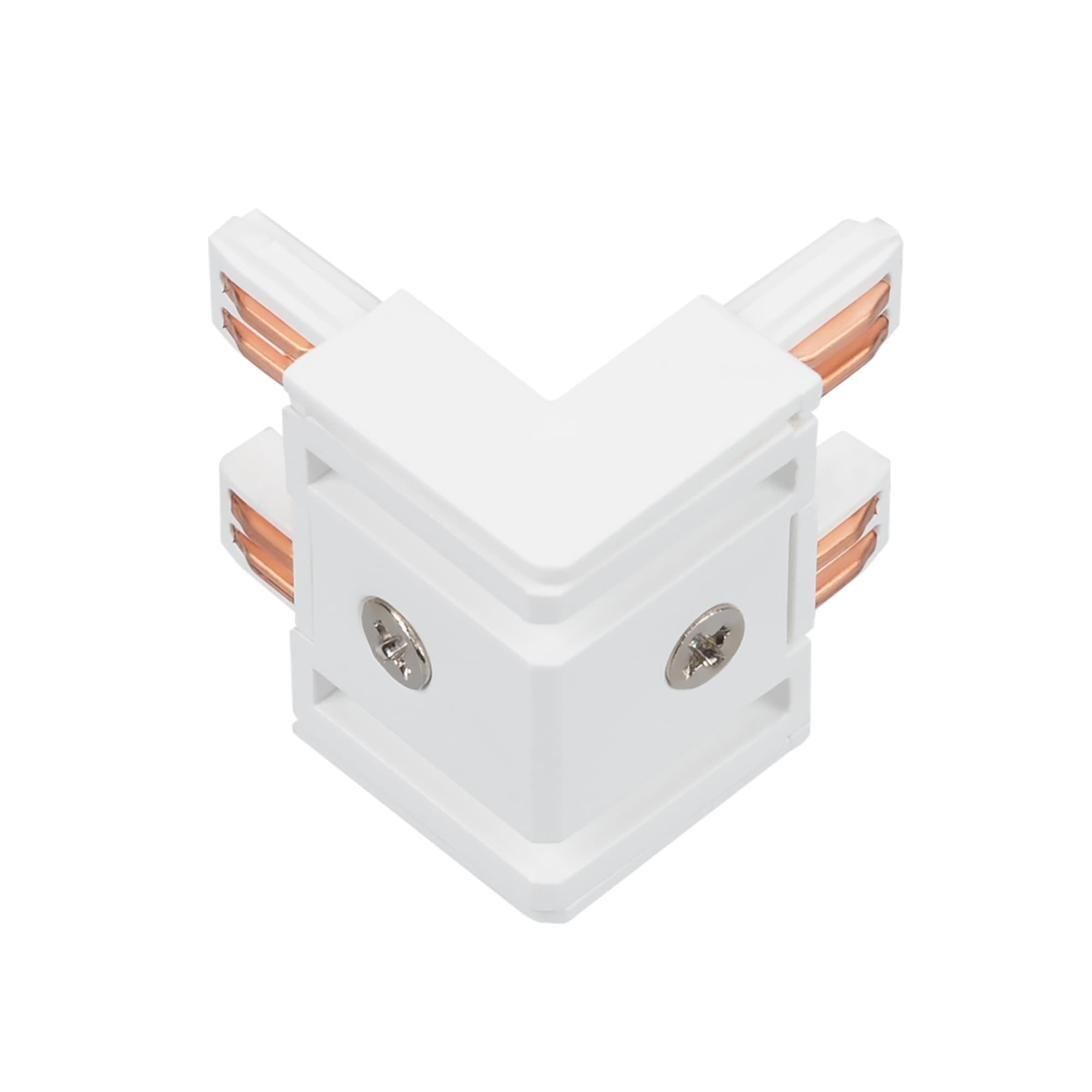 Коннектор угловой MAG-VIBE-CON-L90-INT-POWER (WH, внутренний) (IP20 Металл, 5 лет)