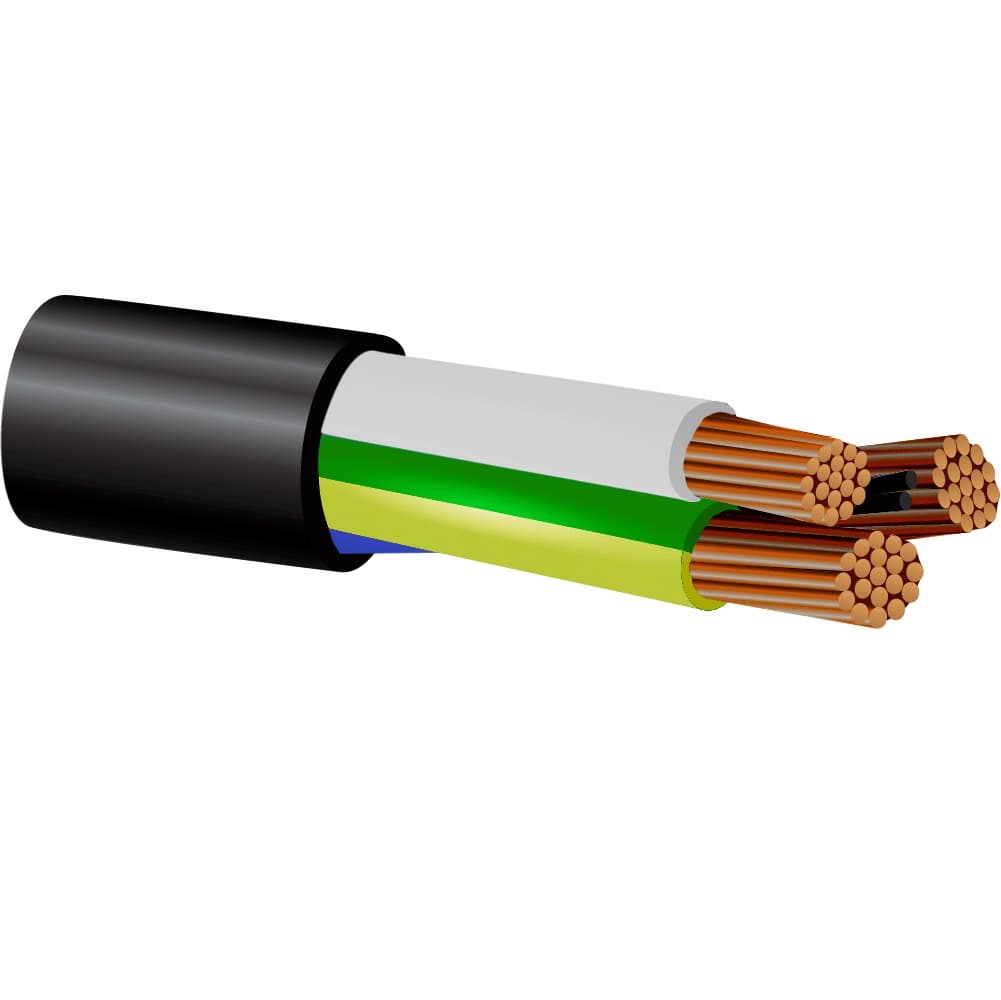 Кабель силовой КГТП-ХЛ 3х10+1х6 (PE) 380/660-2 ТРТС