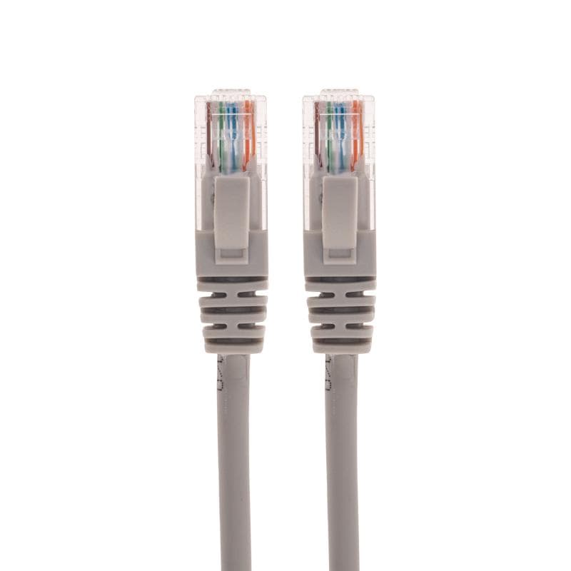 Патч-корд U/UTP CAT 6, RJ45-RJ45, 26AWG, LSZH, серый, 1.5м,